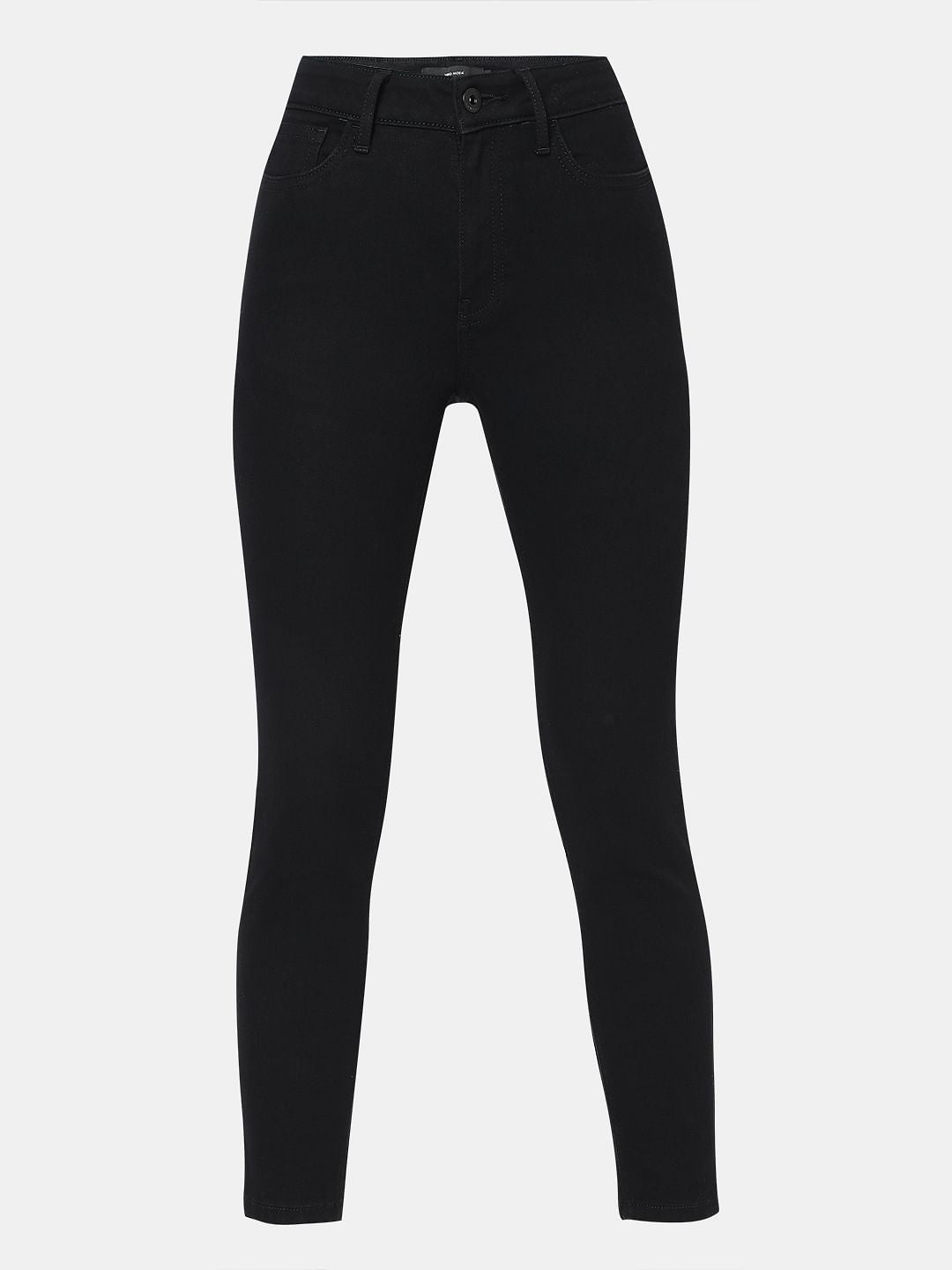 Black High Rise Skinny Fit Jeans