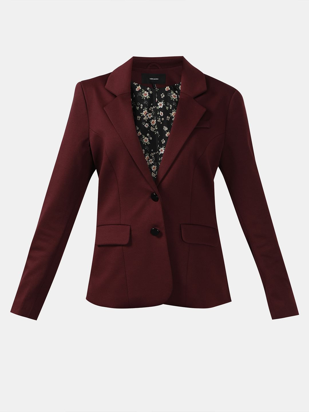 Maroon Tailored Blazer