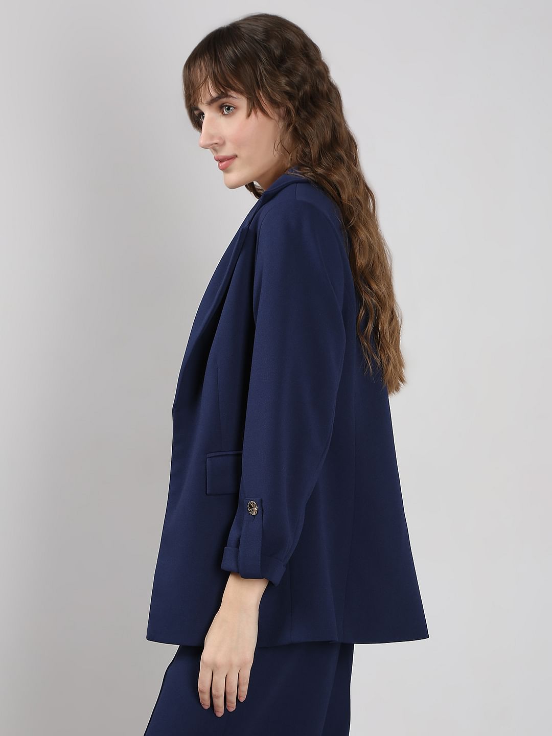 Navy Blue Tailored Blazer