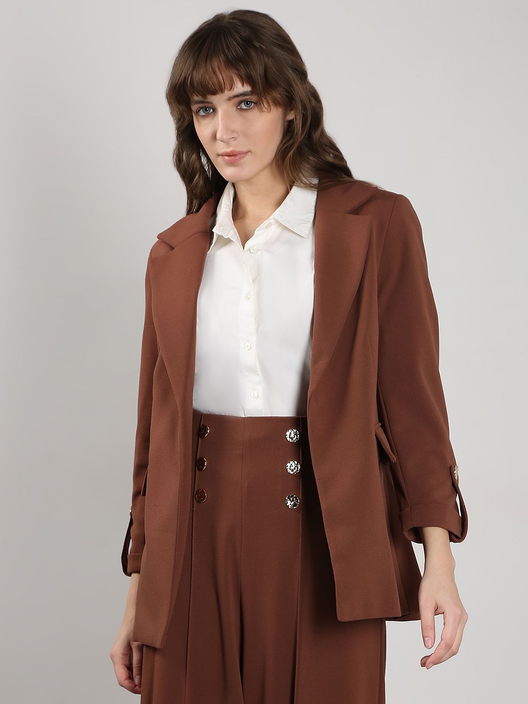 Brown Tailored Blazer