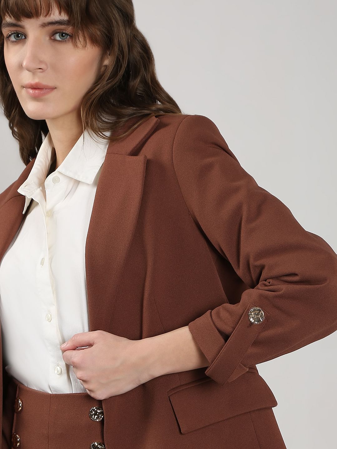Brown Tailored Blazer