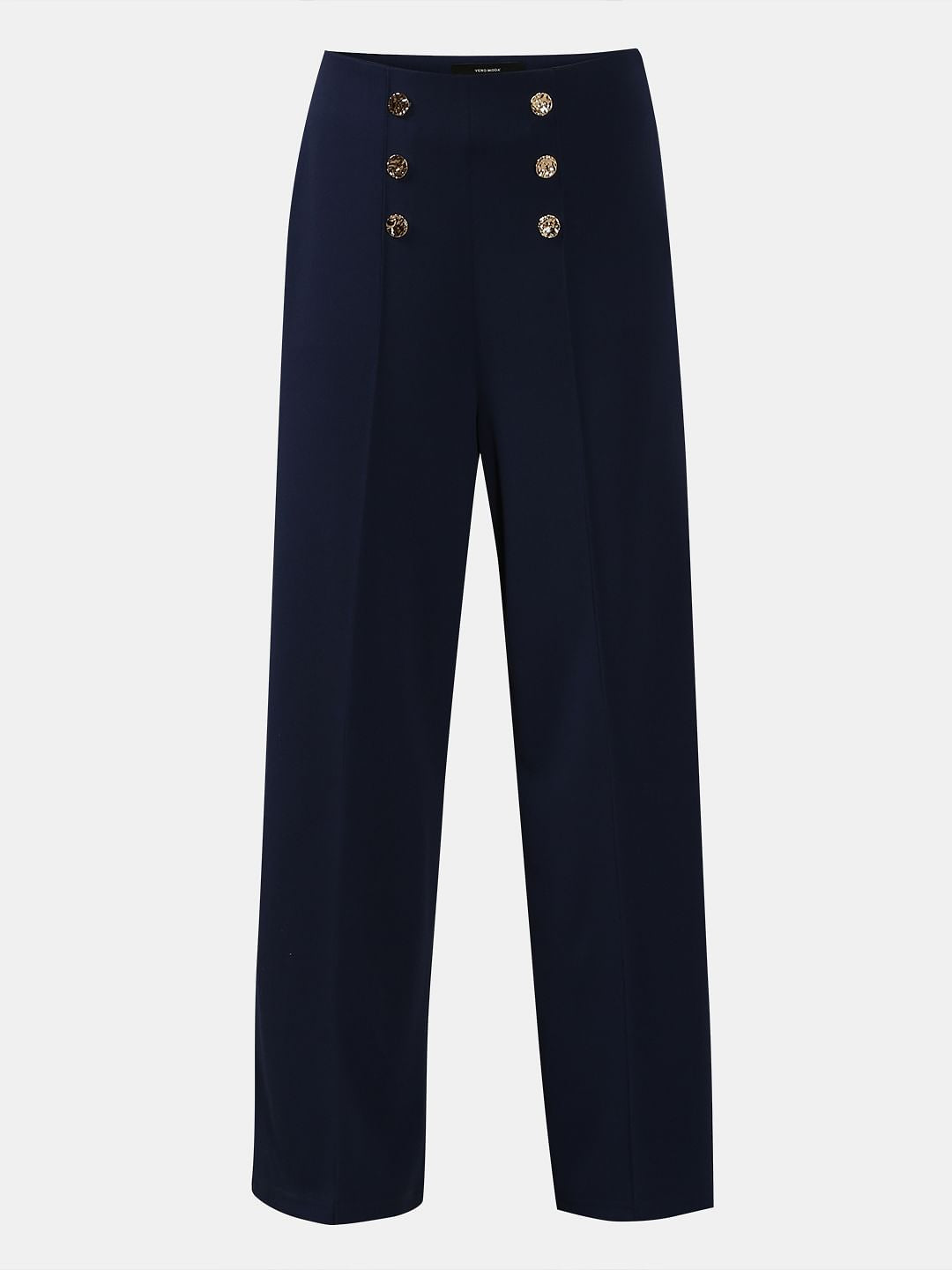 Navy Blue High Rise Pants