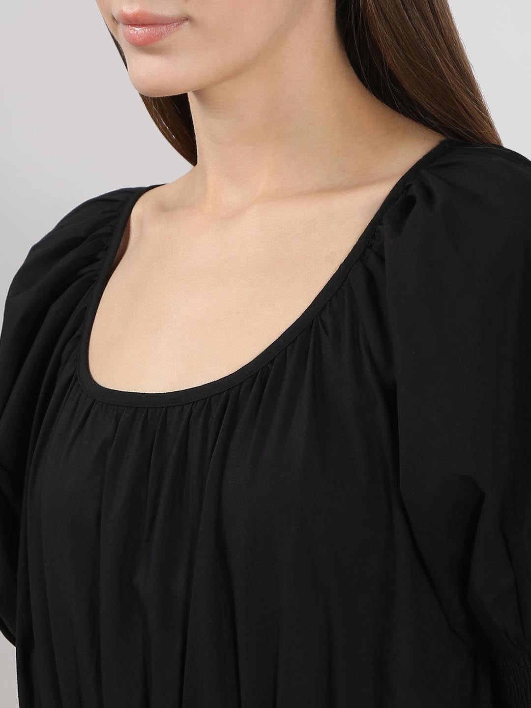 Vero Moda Black Puff Sleeves Dress