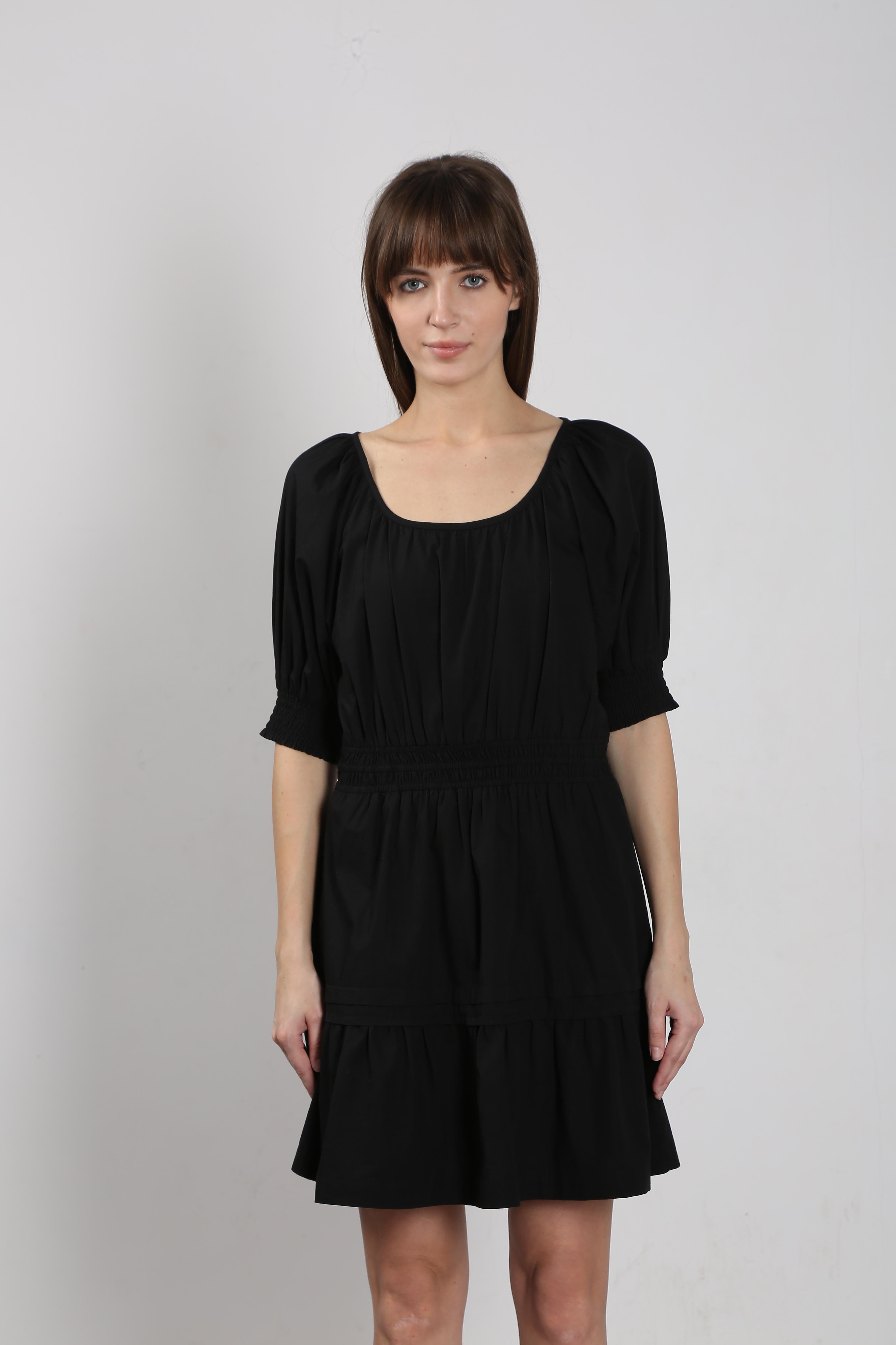 Vero Moda Black Puff Sleeves Dress