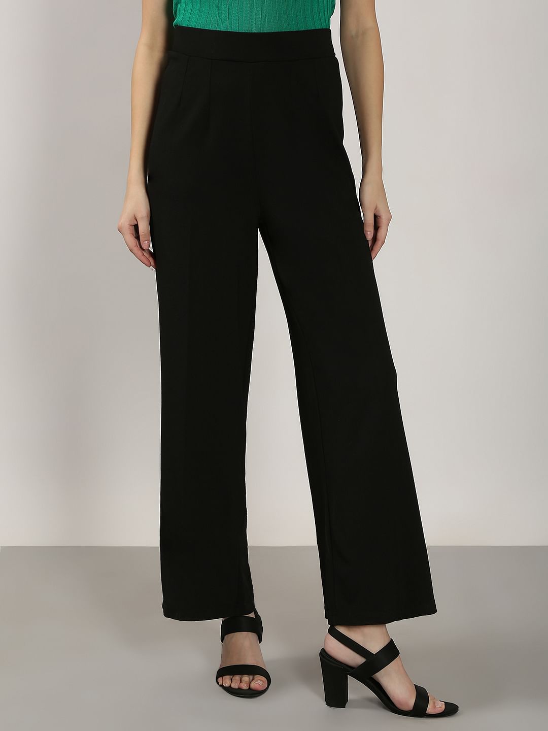 Black Flared Pants