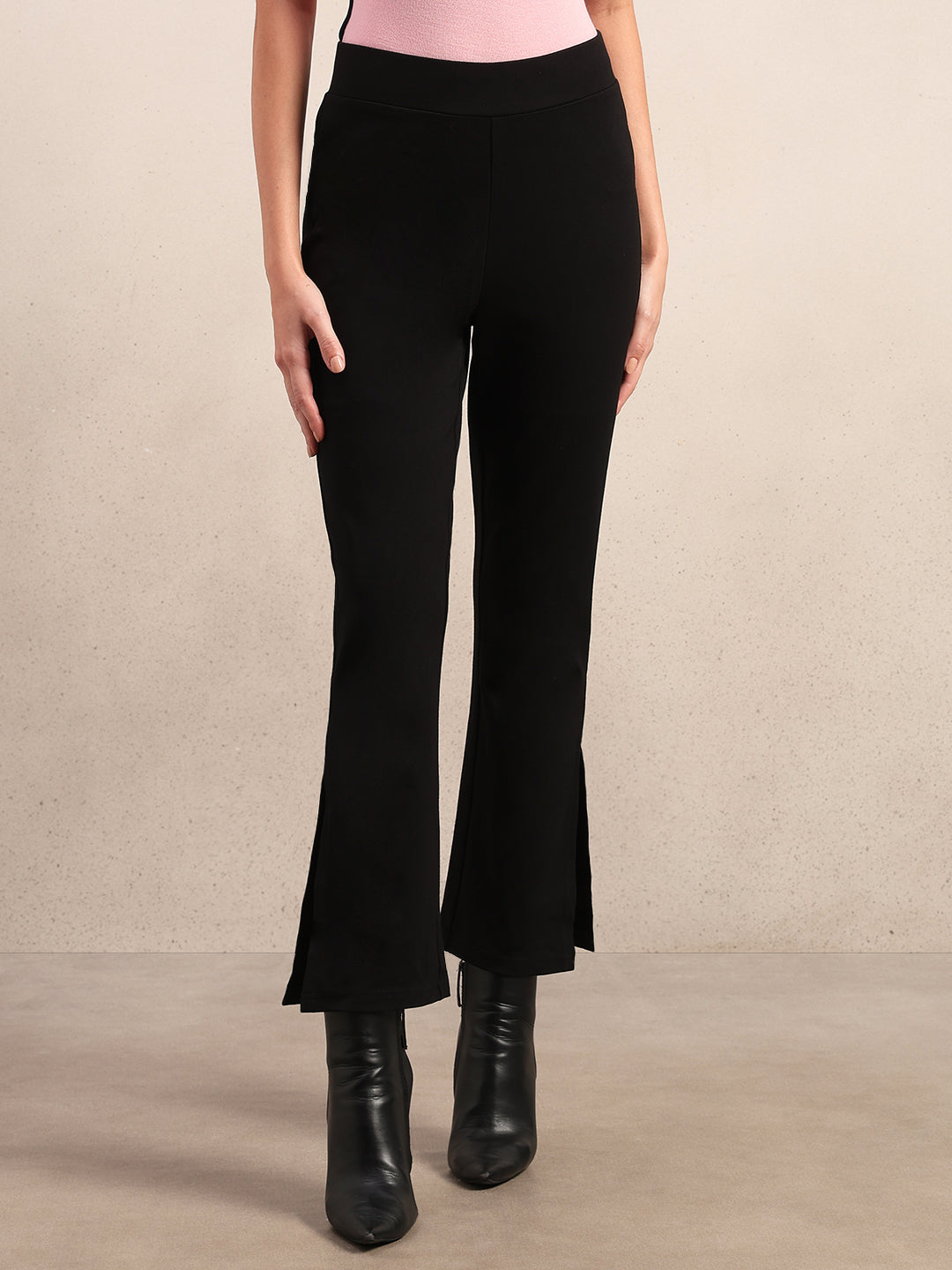 Black Flared Pants