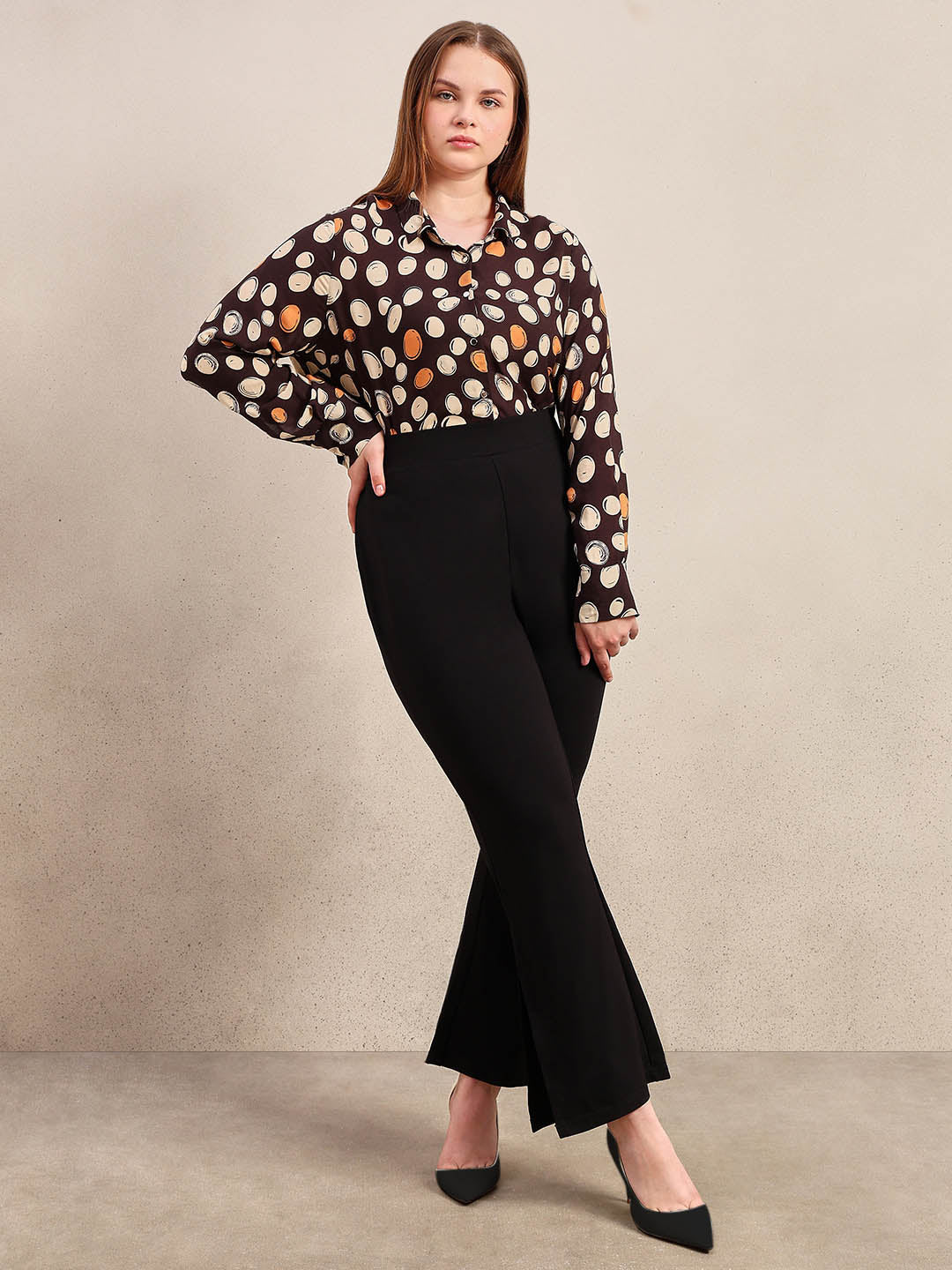 Curve High Rise Flared Pants