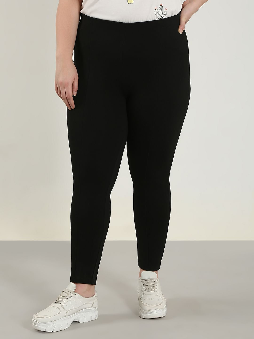Curve Black High Rise Skinny Jeggings