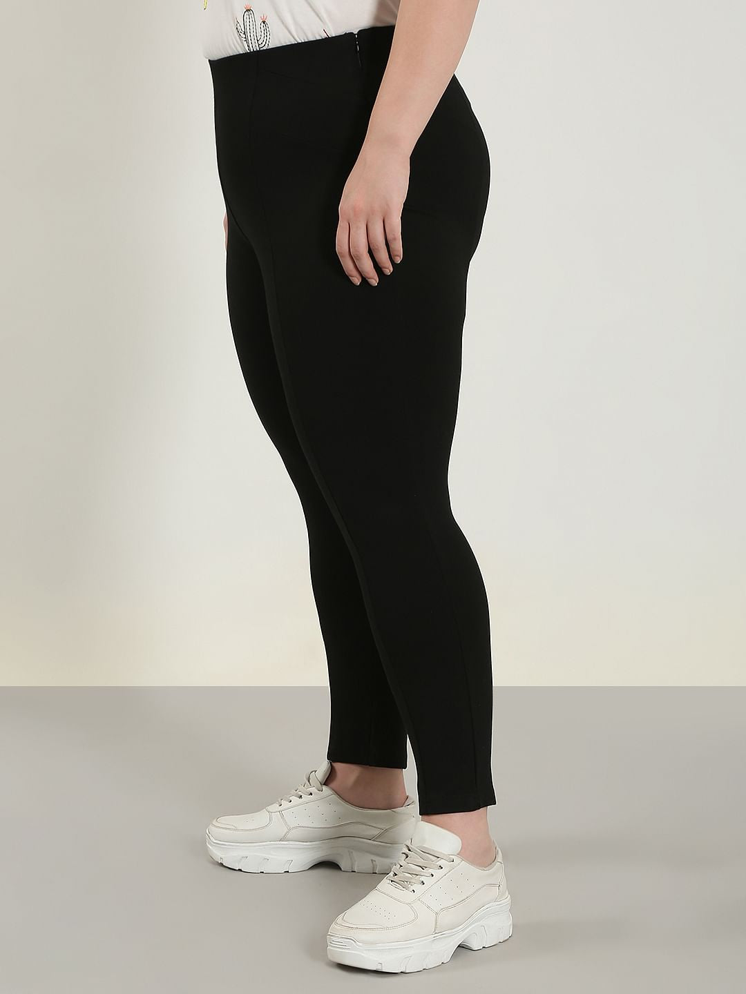 Curve Black High Rise Skinny Jeggings
