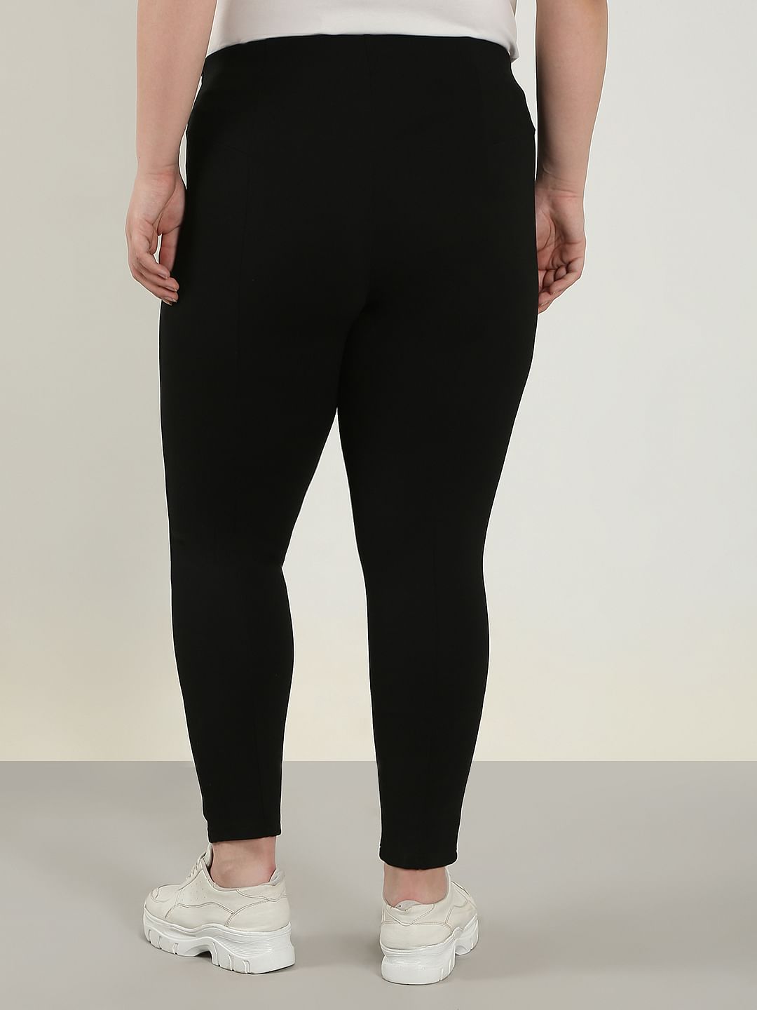 Curve Black High Rise Skinny Jeggings