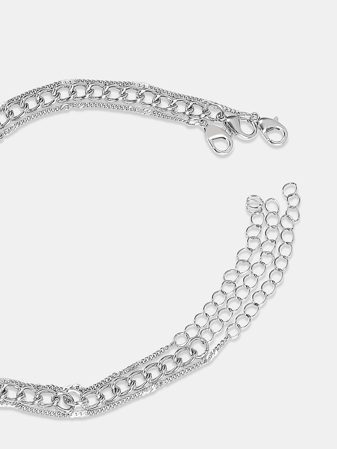 Silver Layered Necklace