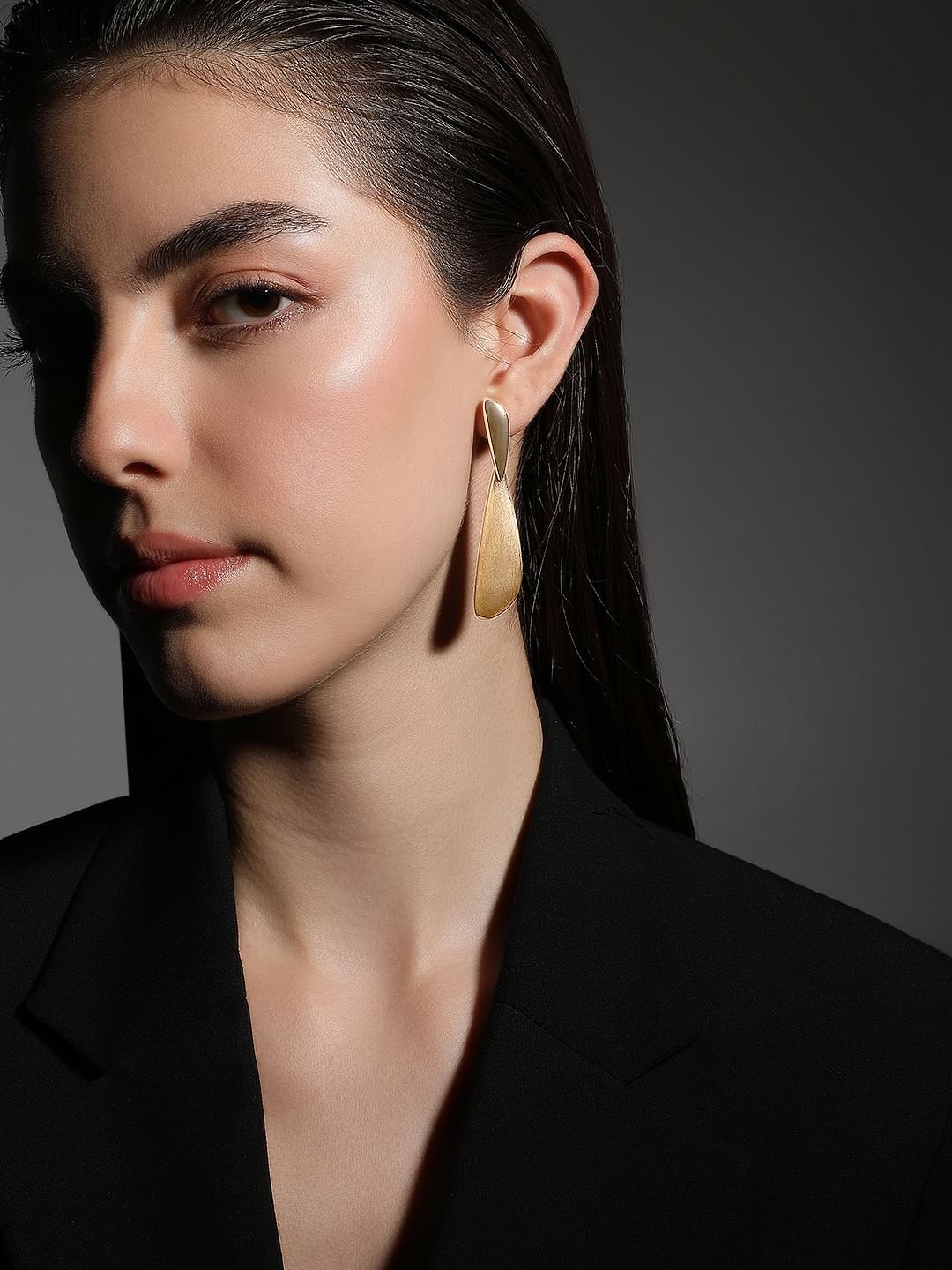 Gold Plated Drop Earrings