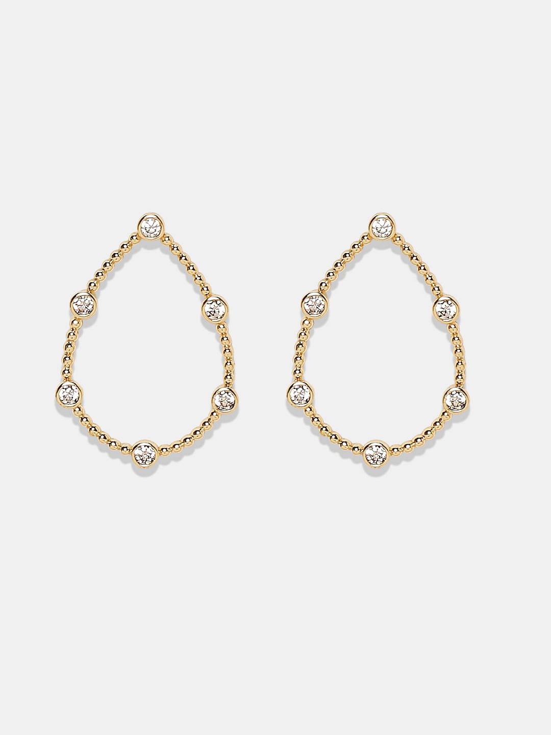 Golden Circular Earrings