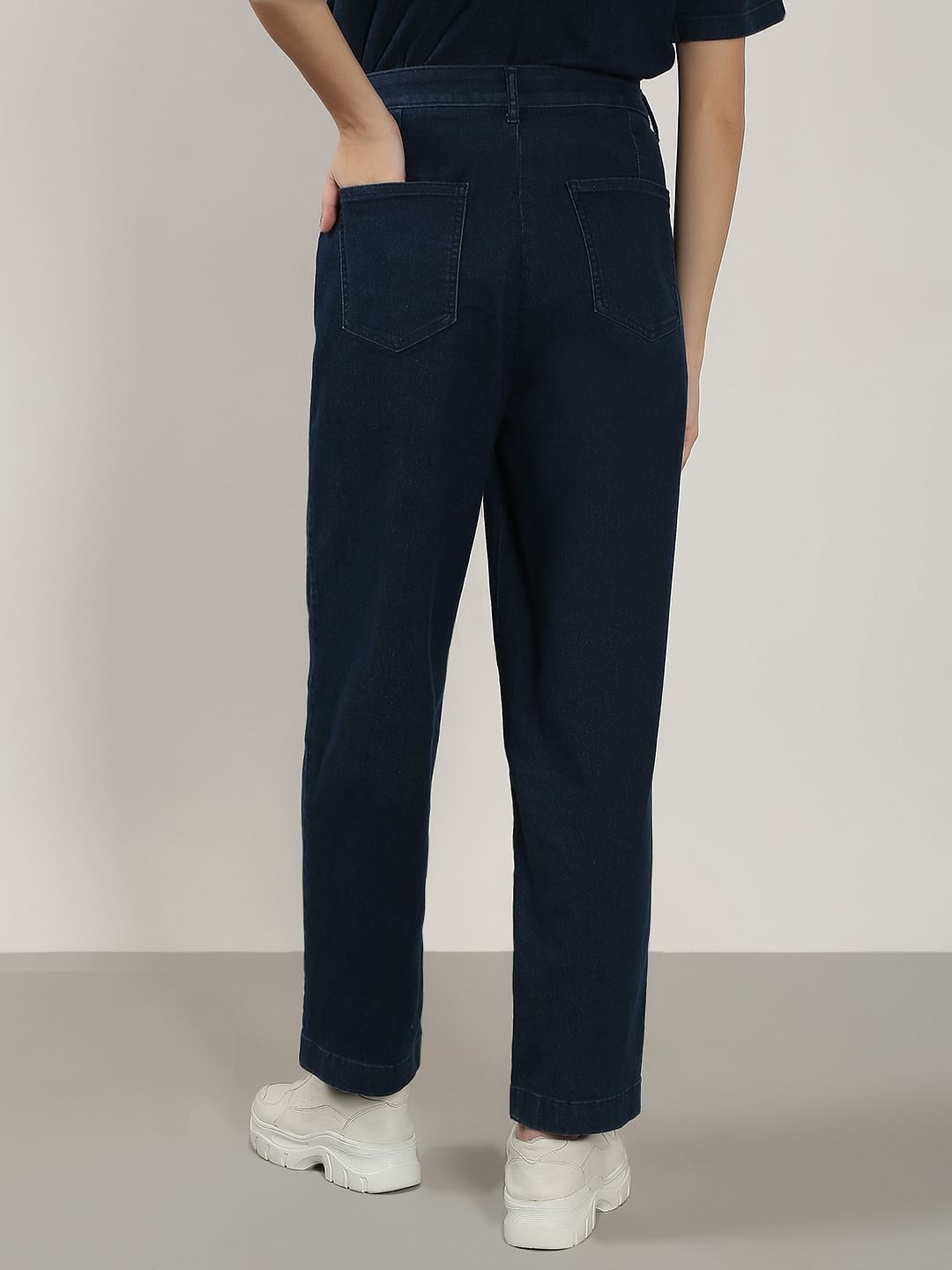Blue Co-Ord Set Denim Pants