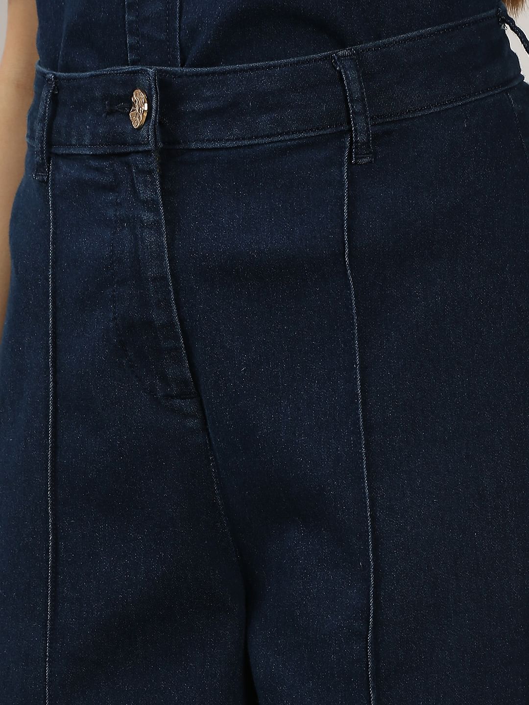 Blue Co-Ord Set Denim Pants