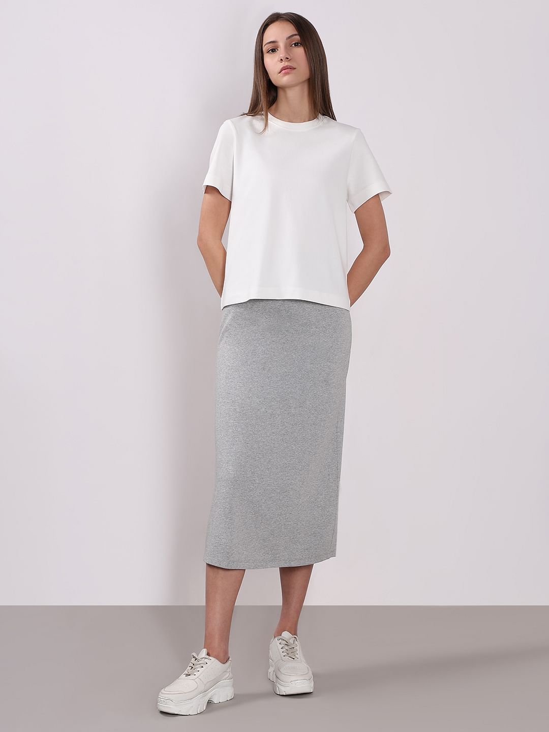 White Cotton O-Neck T-Shirt