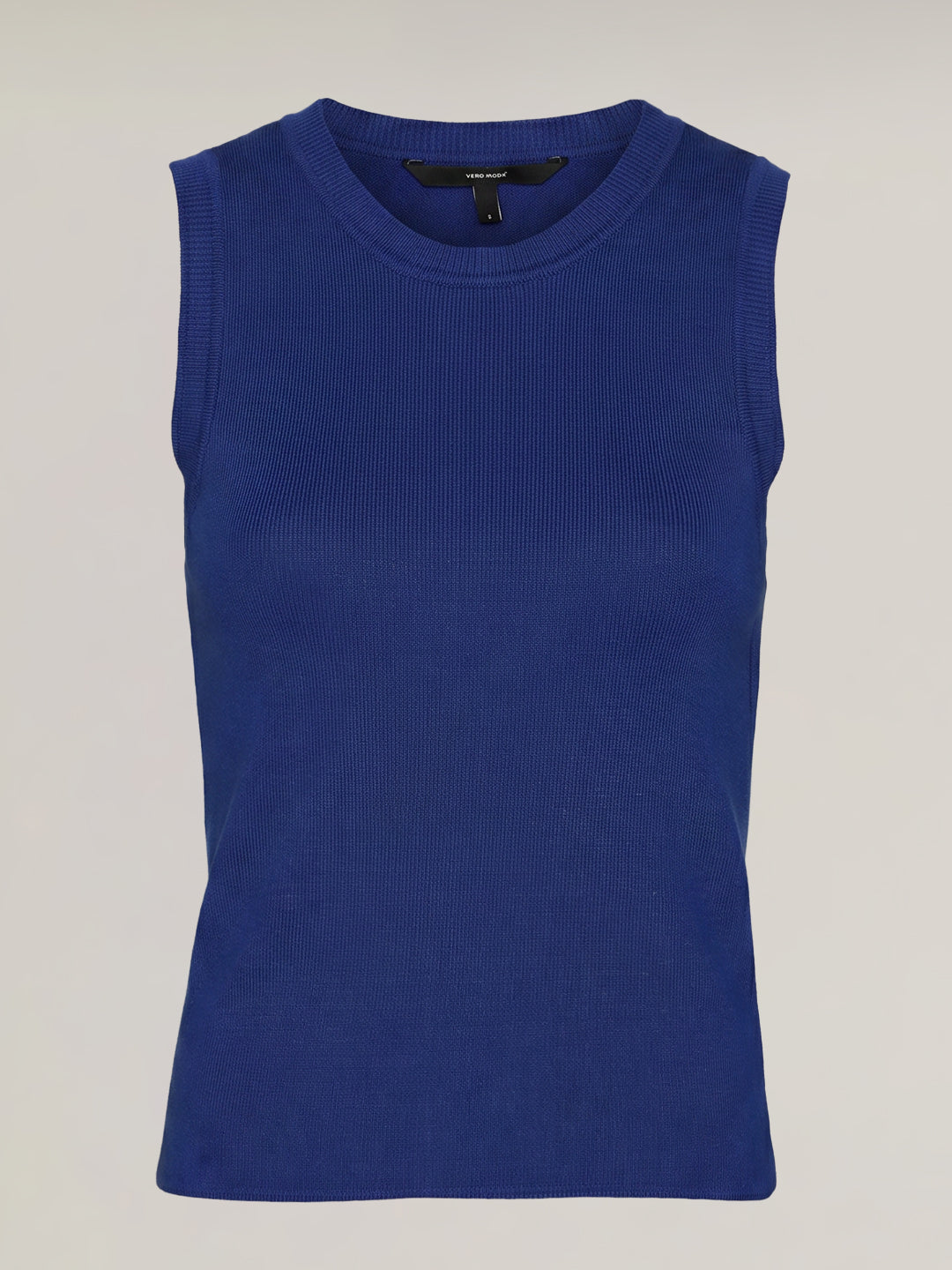 Dark Blue Sleeveless Top