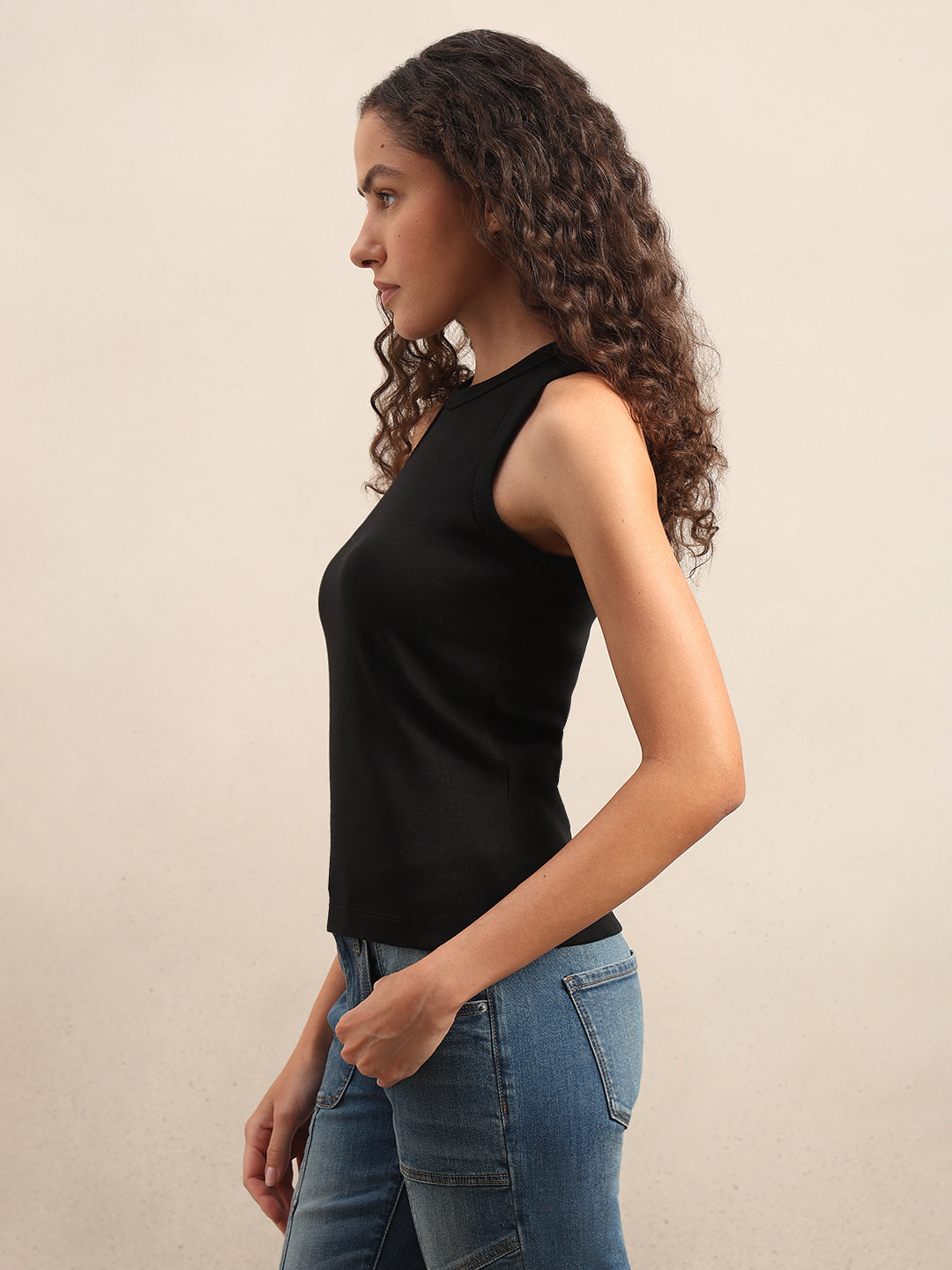 Cotton Sleeveless Top