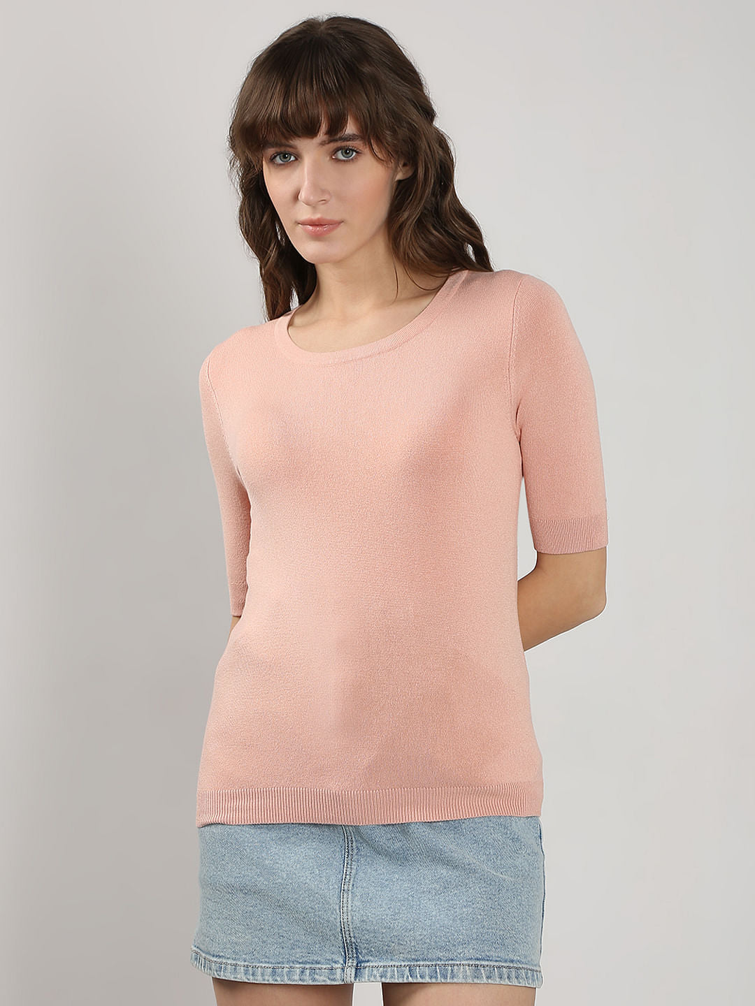 Pink Knitted Top