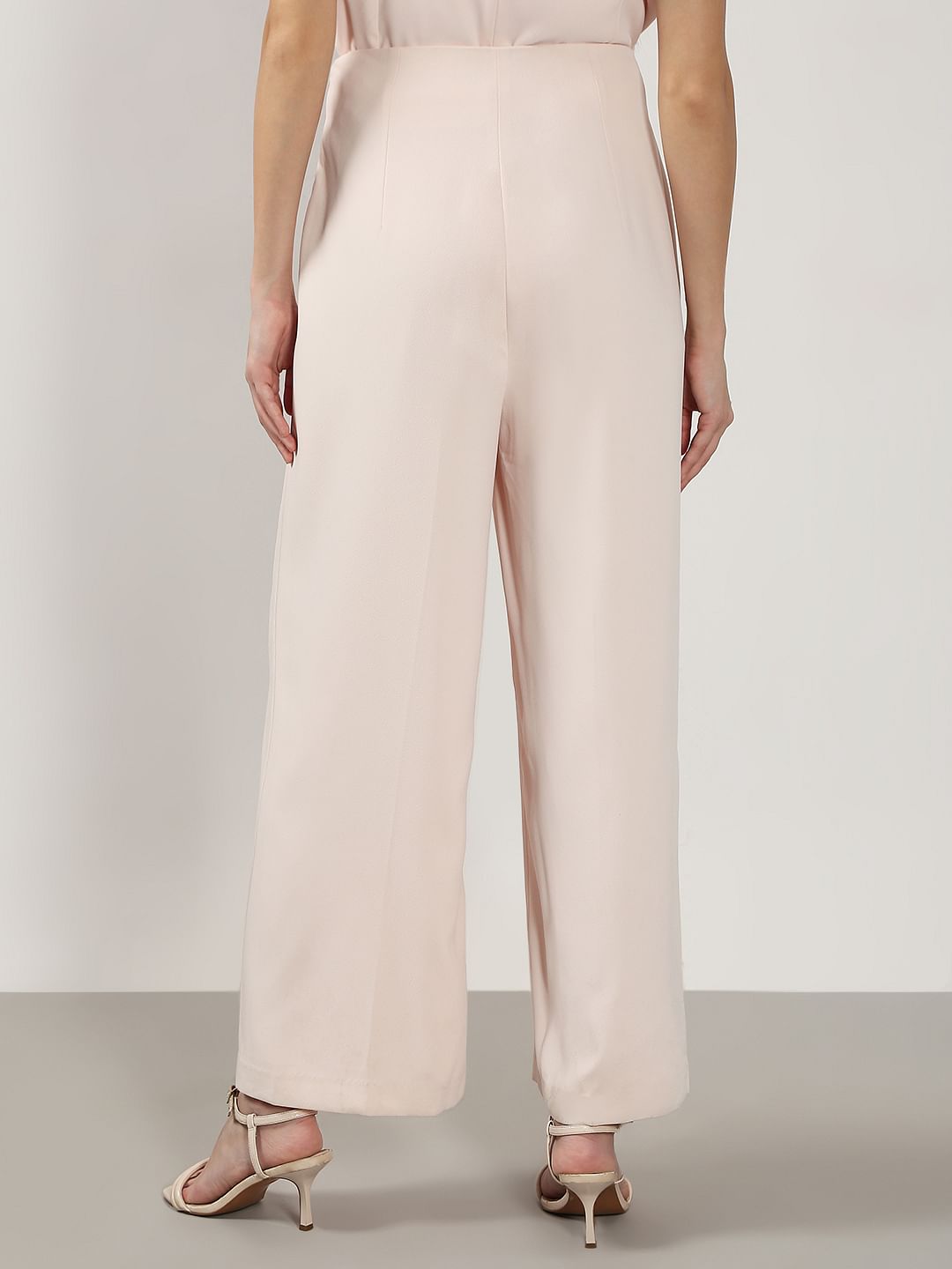 Cream Pink Co-Ord Set Pants