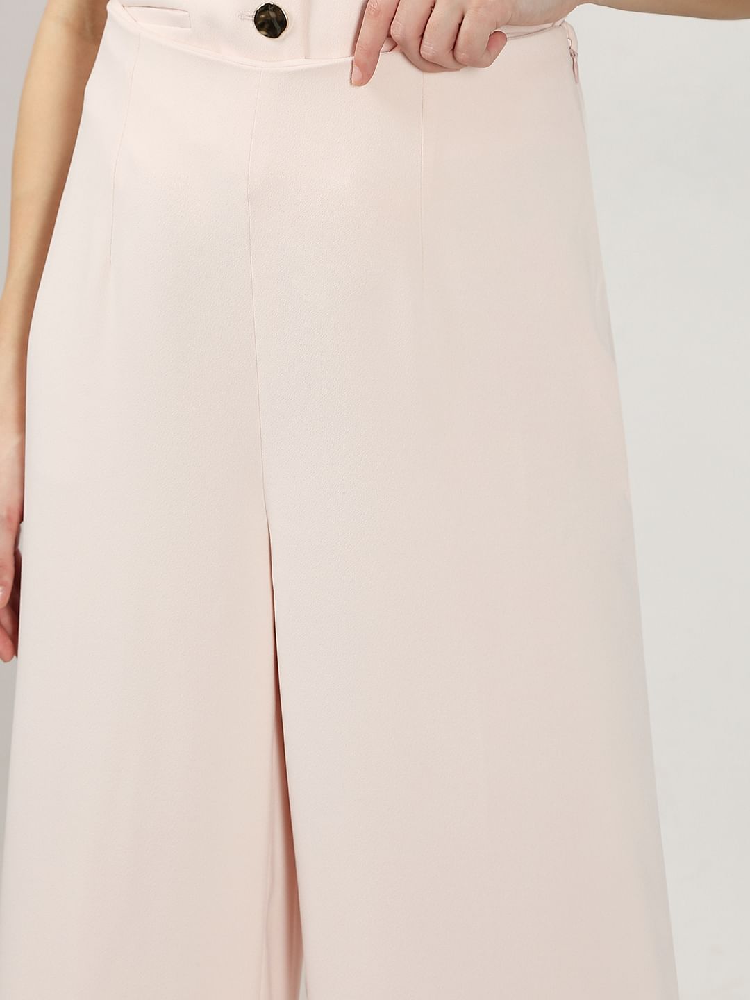 Cream Pink Co-Ord Set Pants