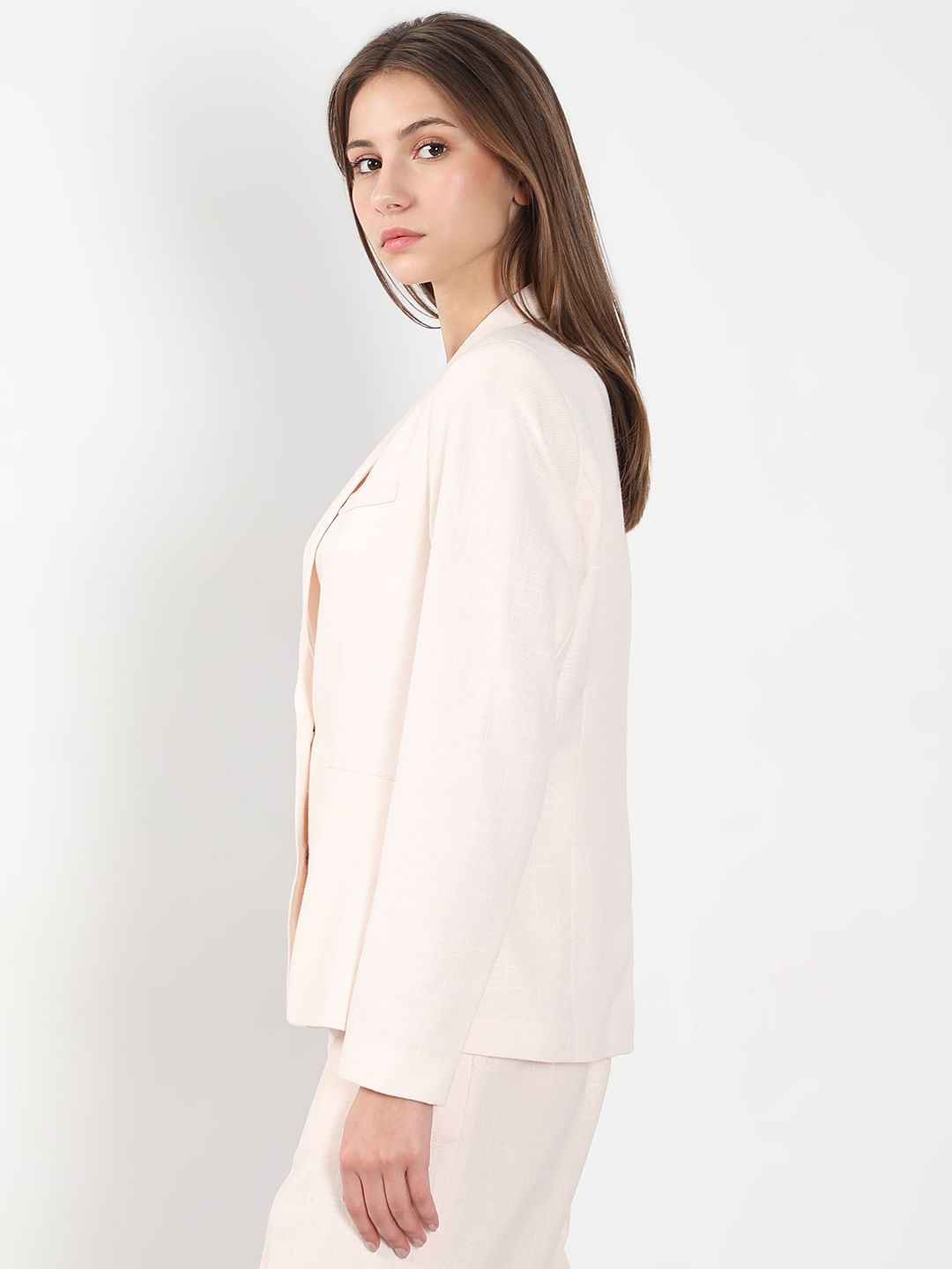 Light Pink Tailored Blazer