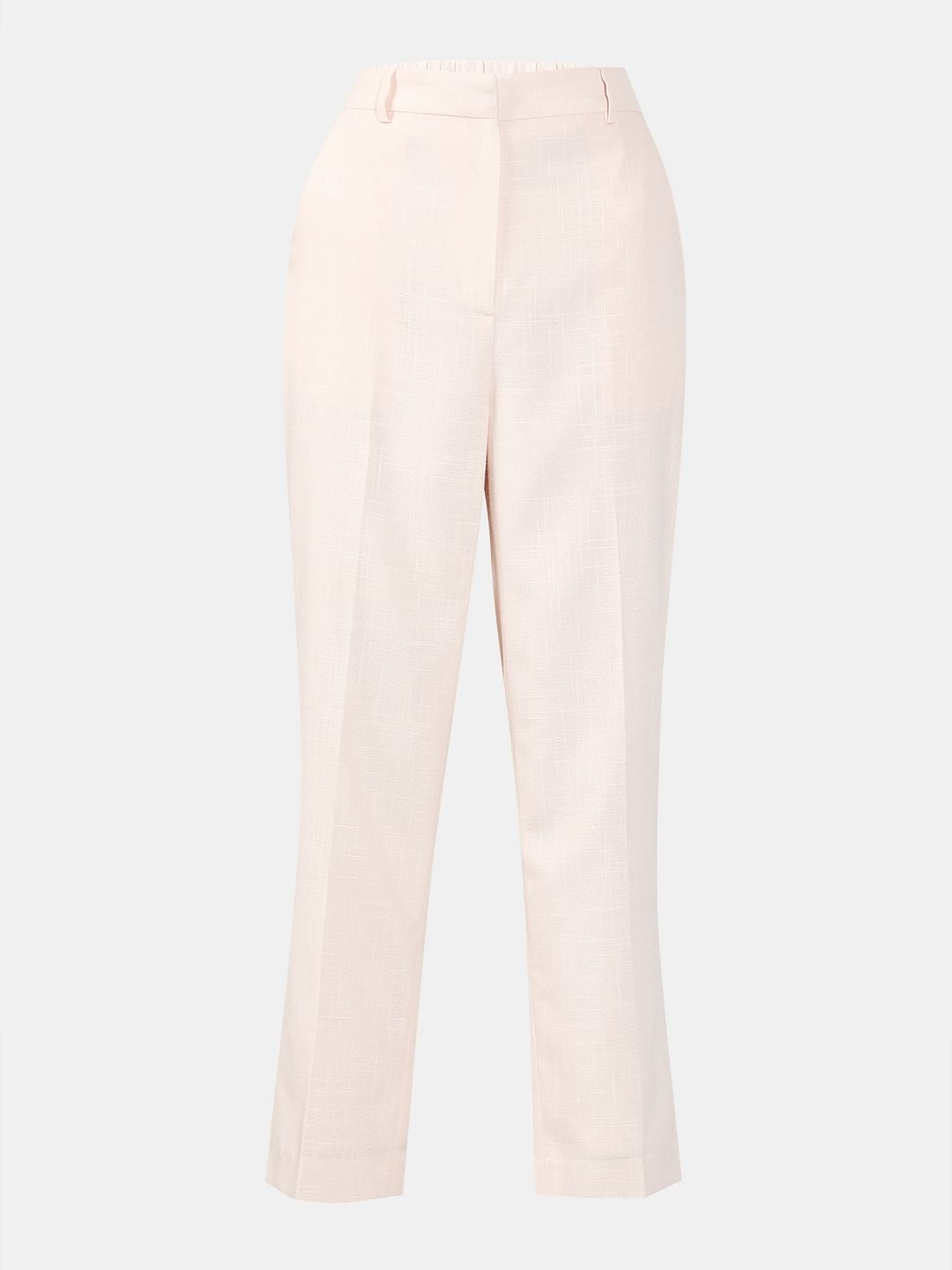 Light Pink High Rise Tailored Pants