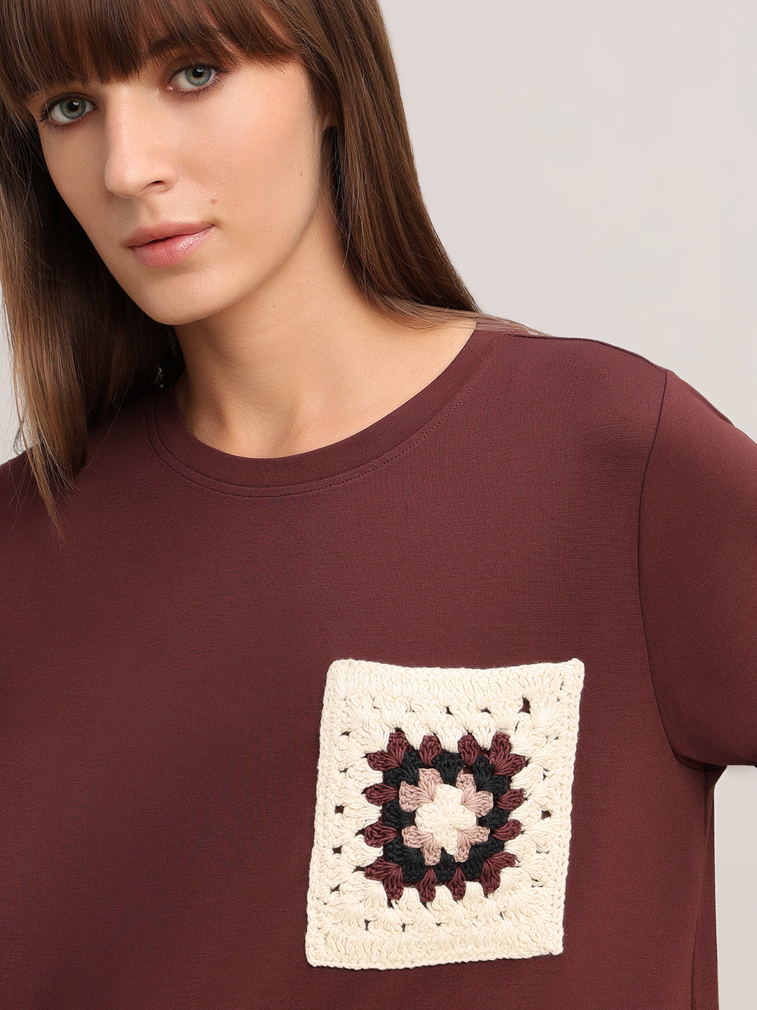 Crochet Pocket T-shirt