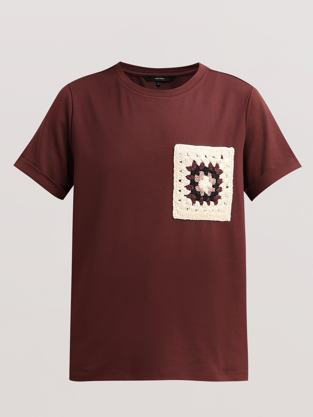 Crochet Pocket T-shirt