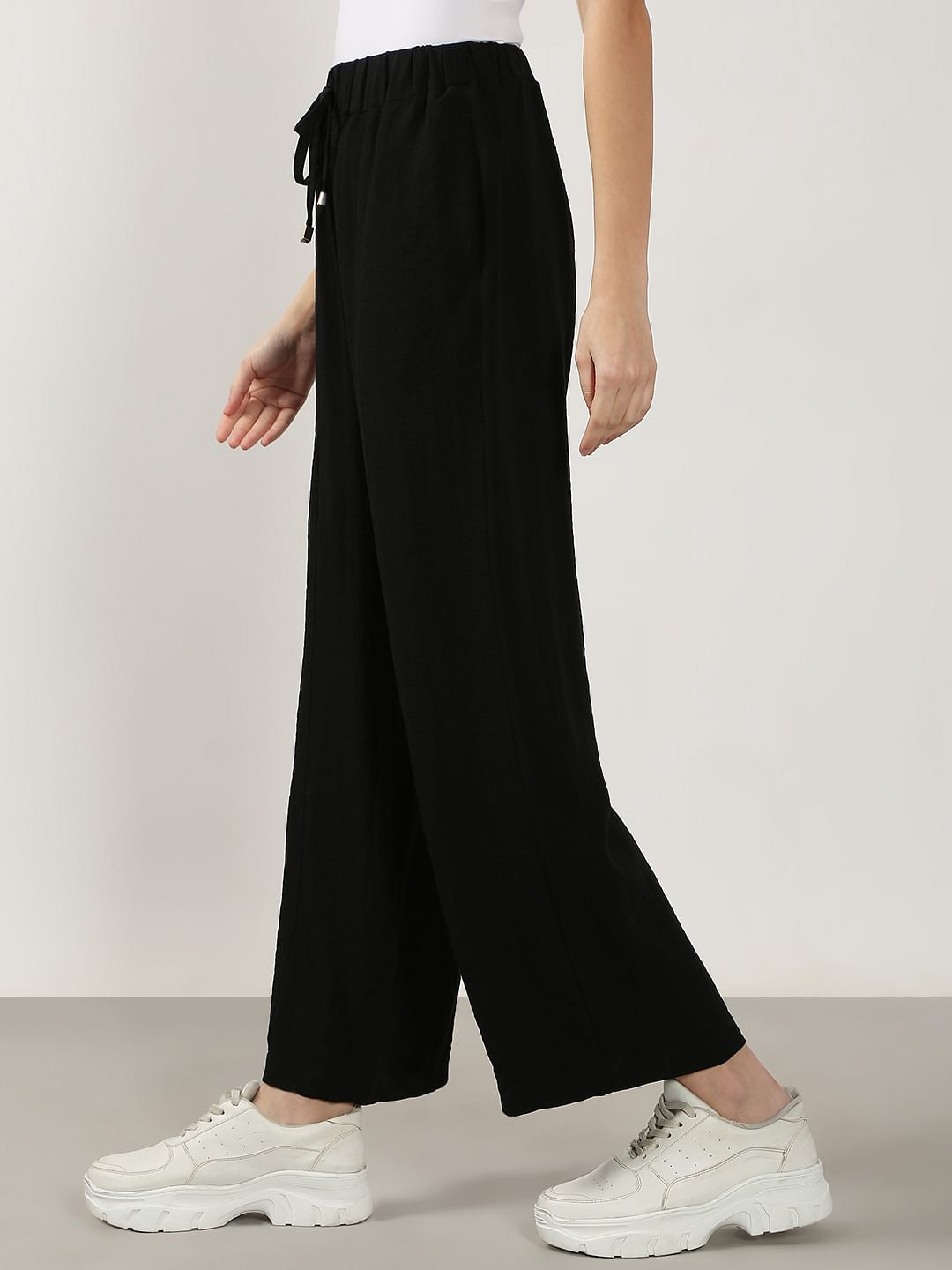 Black High Rise Pants