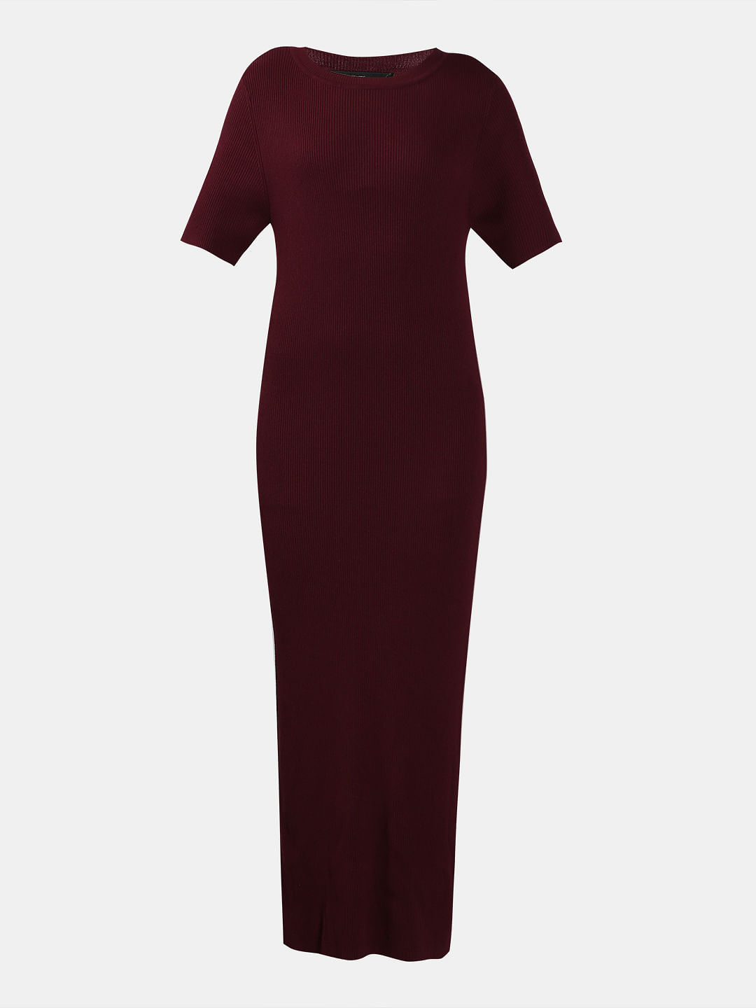 Burgundy Bodycon Dress