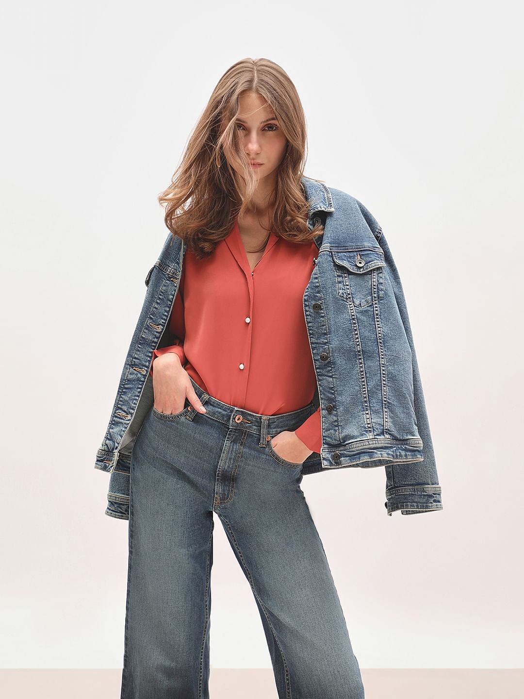 Orange Full Sleeves Shirt