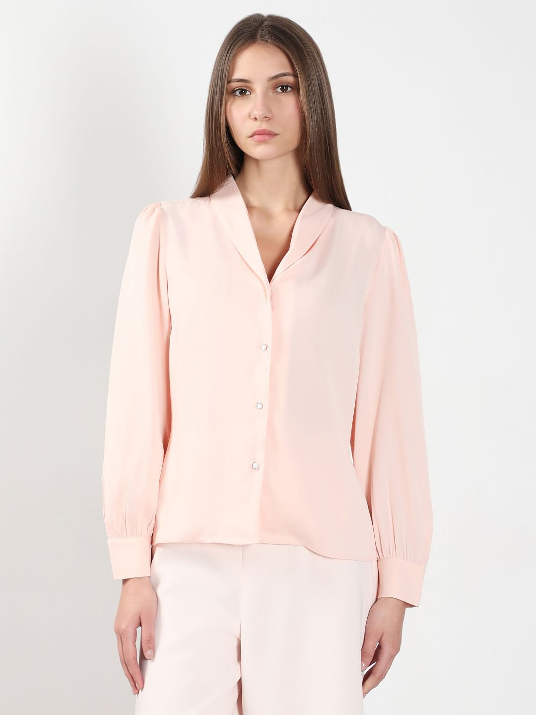 Pink Full Sleeves Shirt