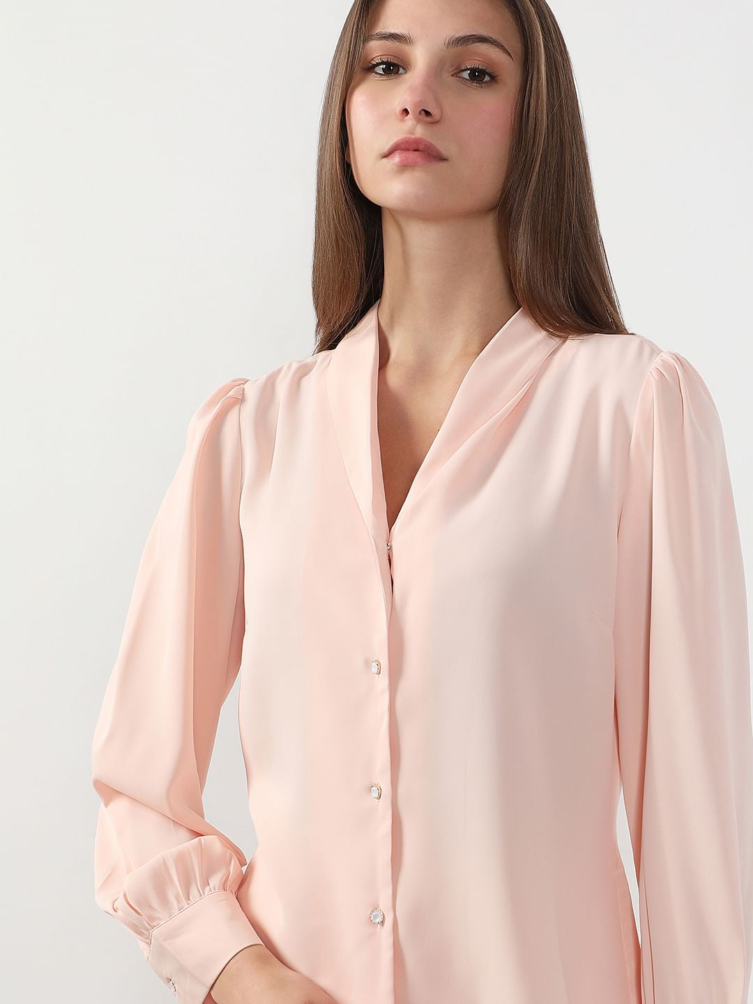 Pink Full Sleeves Shirt