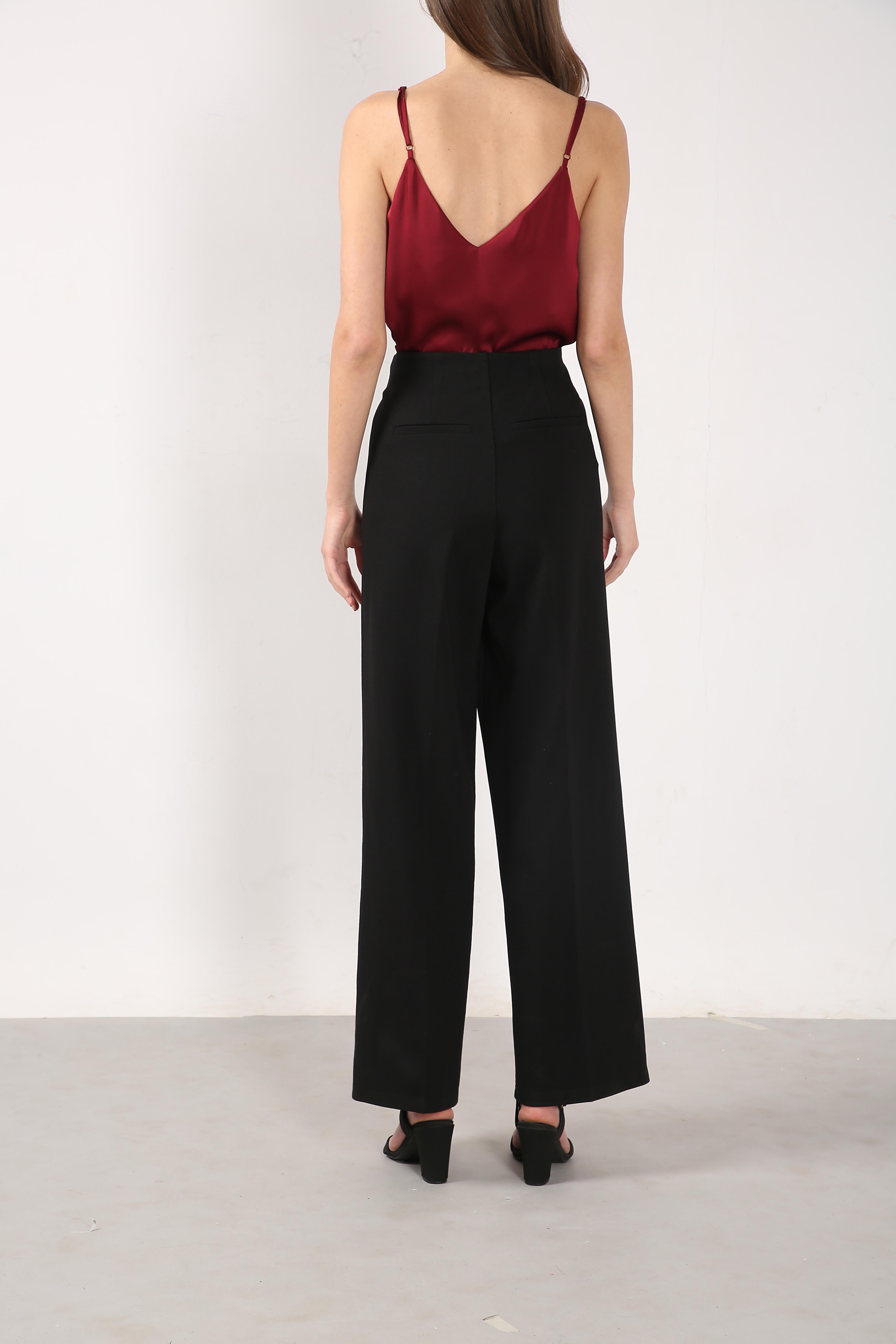Vero Moda Black High Rise Pants