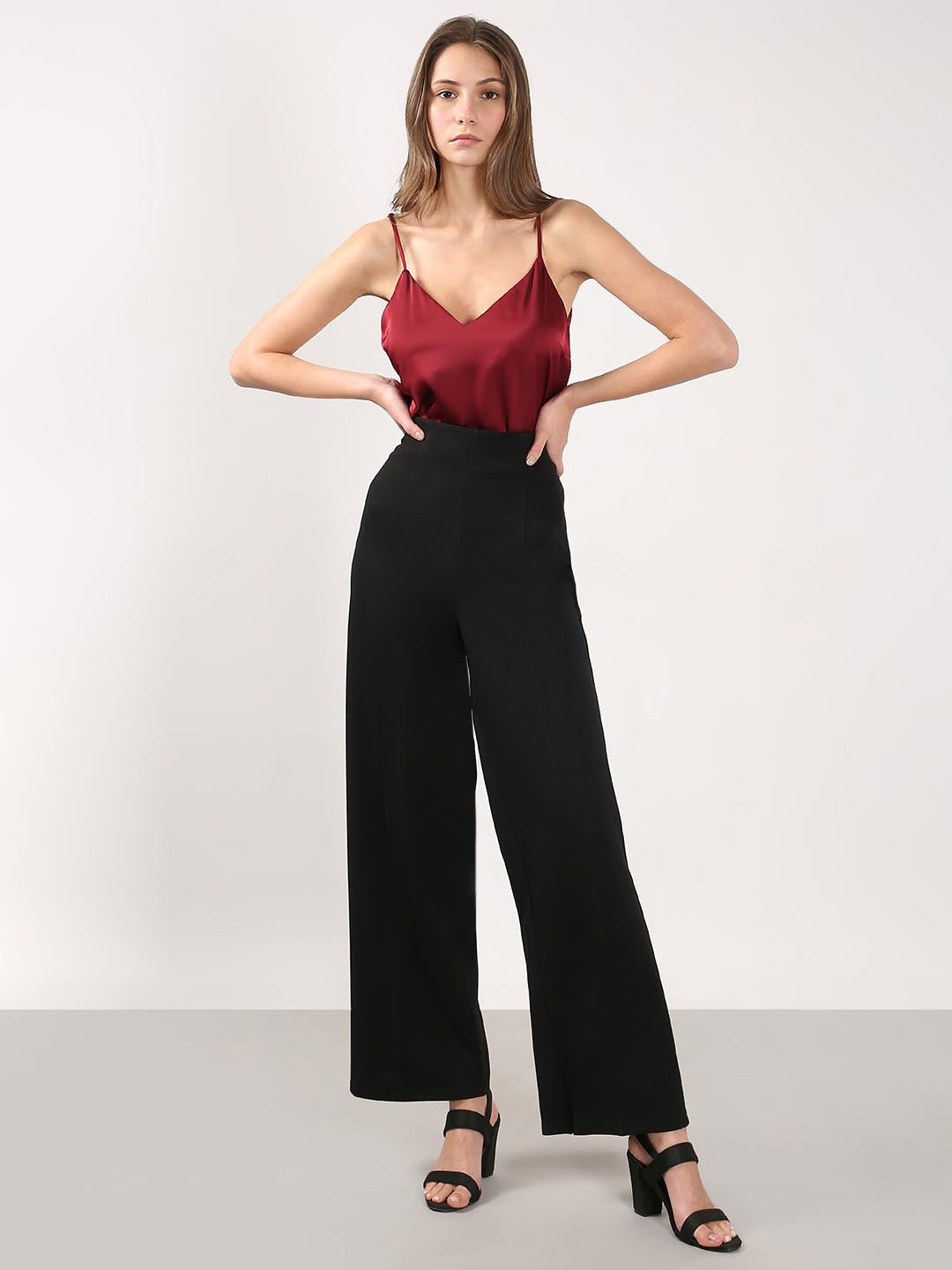 Vero Moda Black High Rise Pants