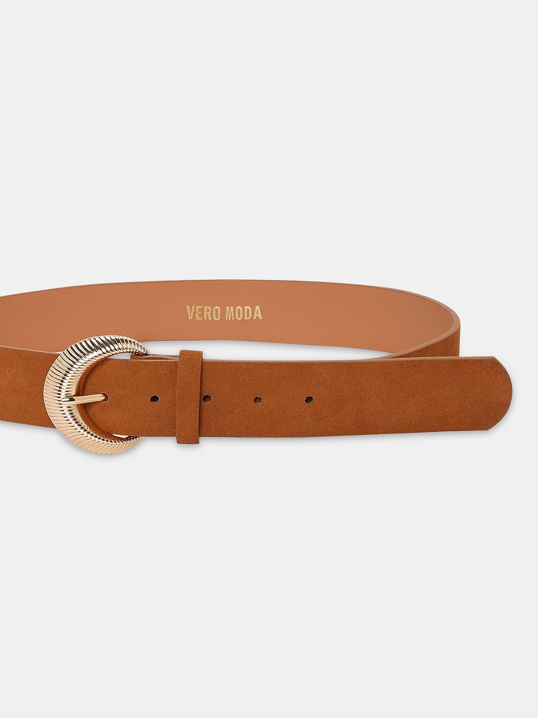 Brown Suede Jeans Belt