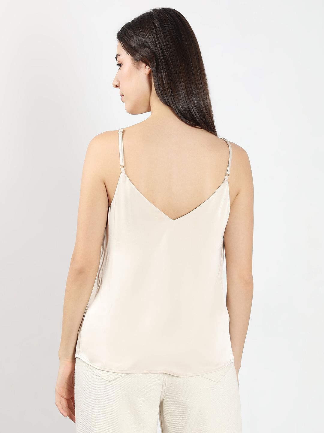 Beige Slip Top