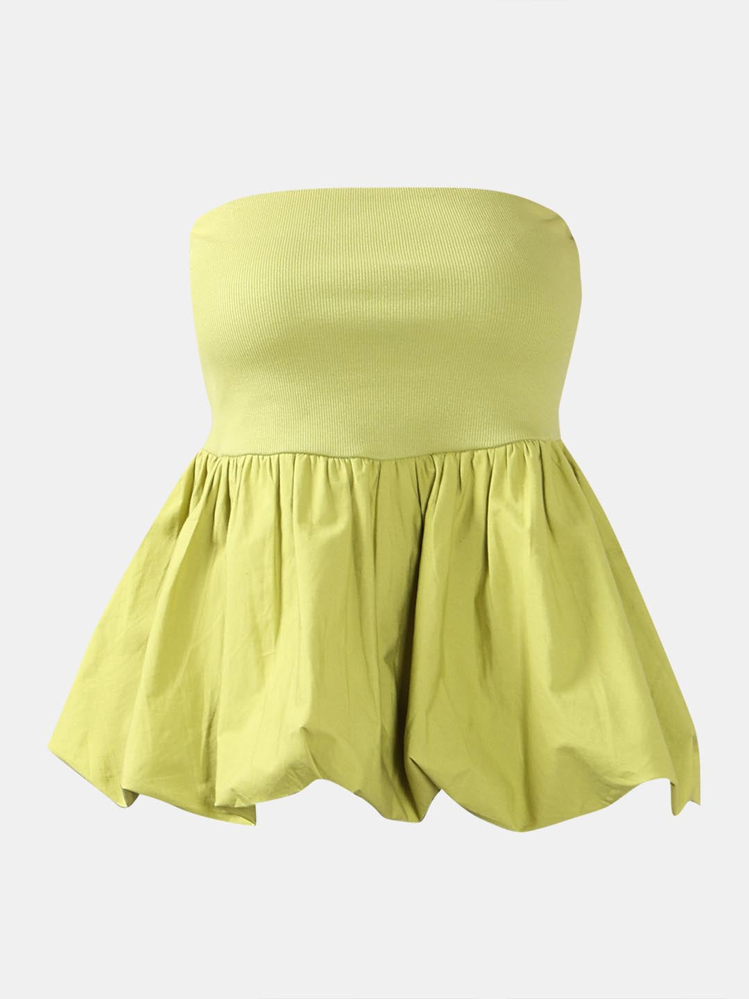 Vero Moda Green off-Shoulder Top