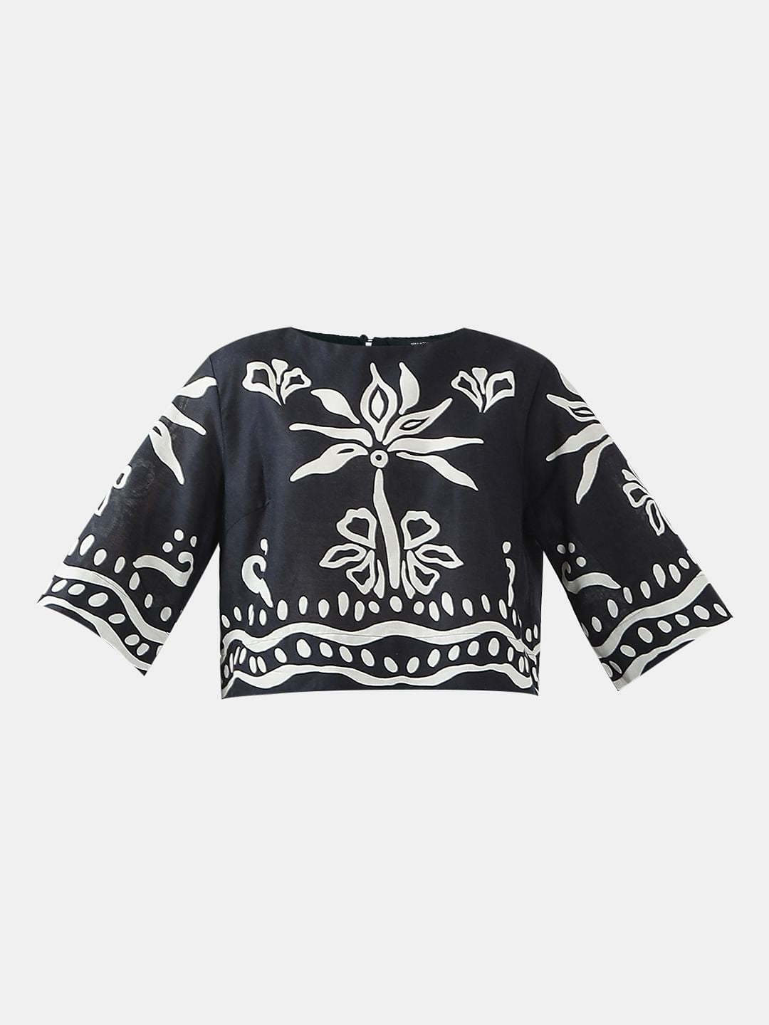 Black & White Printed Co-Ord Set Top