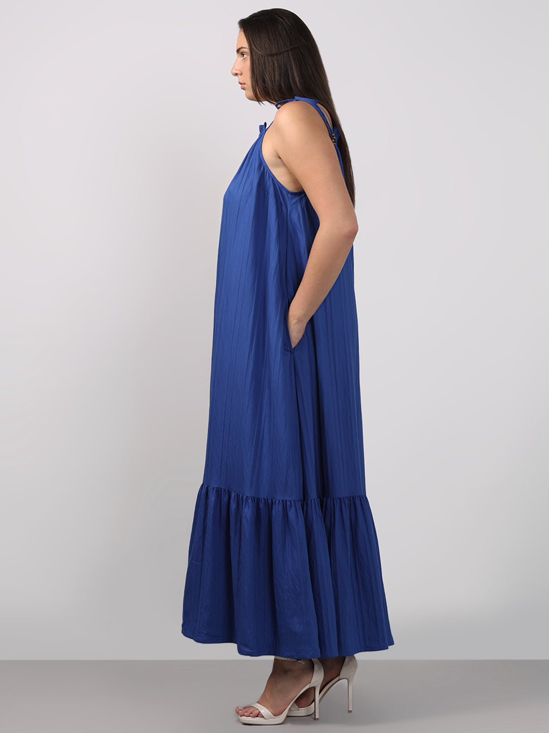 VERO MODA CURVE Blue Maxi Dress