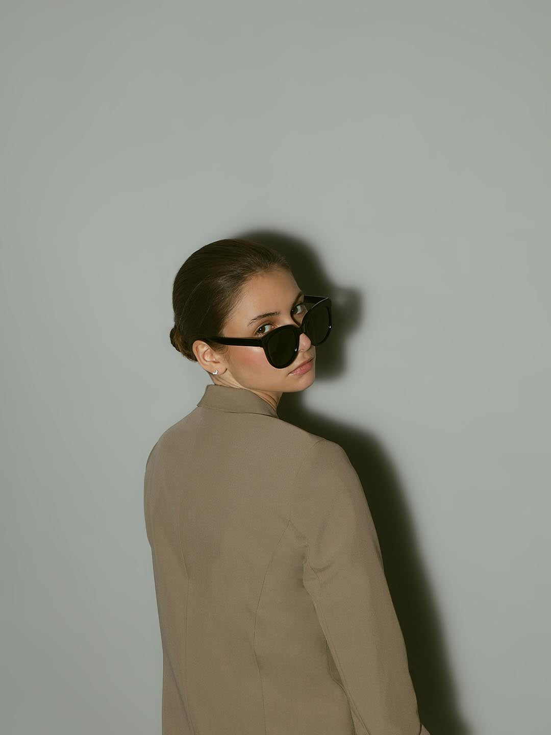 Vero Moda Black Cat Eye Sunglasses