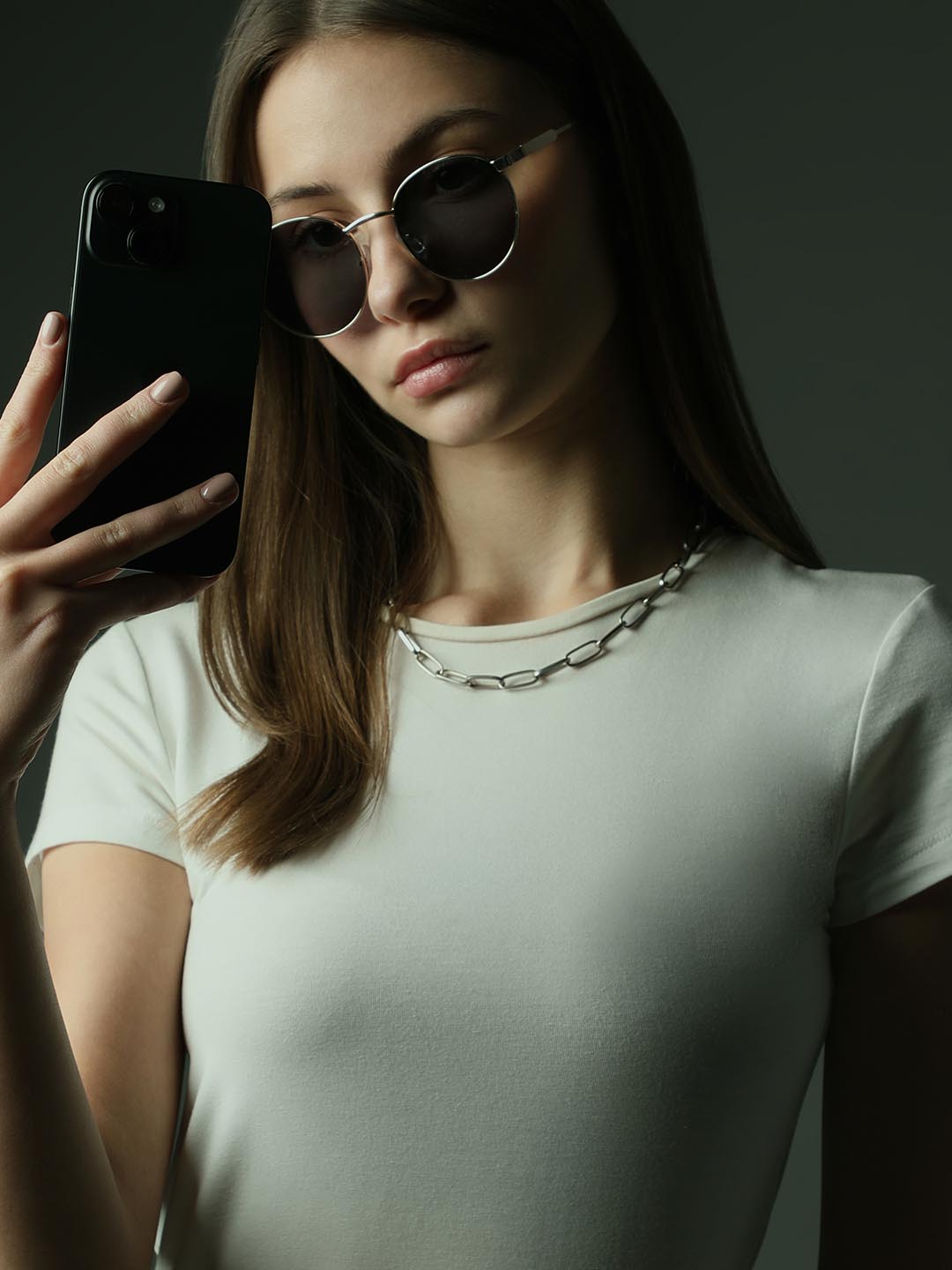 Vero Moda Blue Oval Shaped Sunglasses