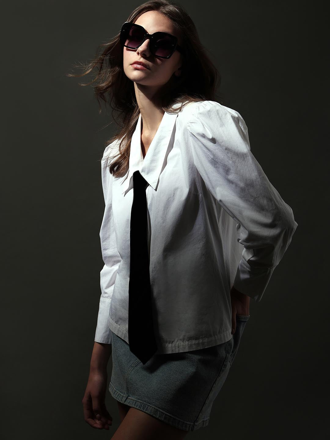 Vero Moda Purple Hexagonal Sunglasses