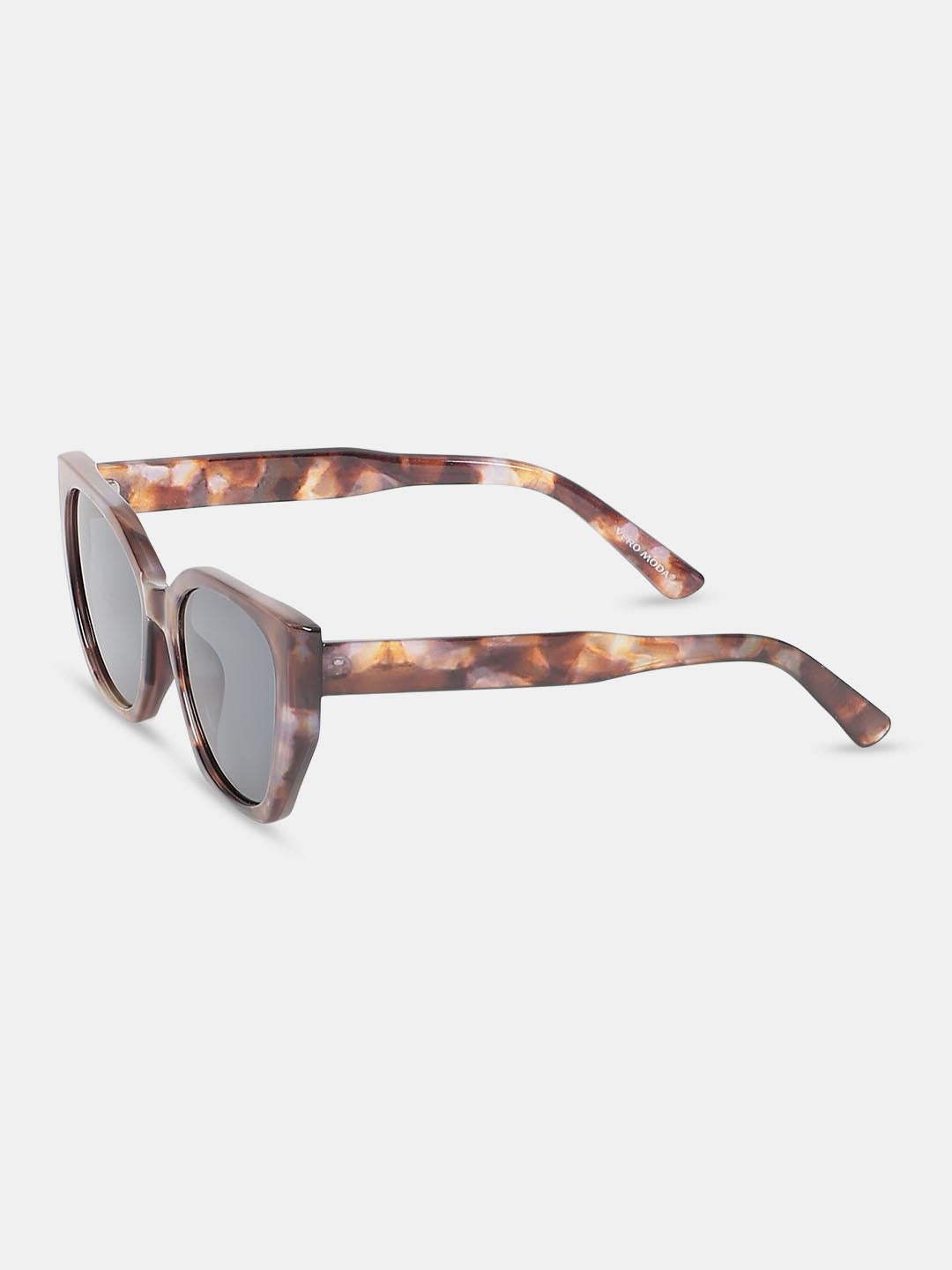Vero Moda Brown Rectangular Cat Eye Sunglasses