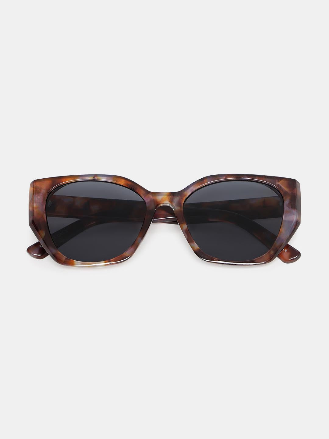 Vero Moda Brown Rectangular Cat Eye Sunglasses