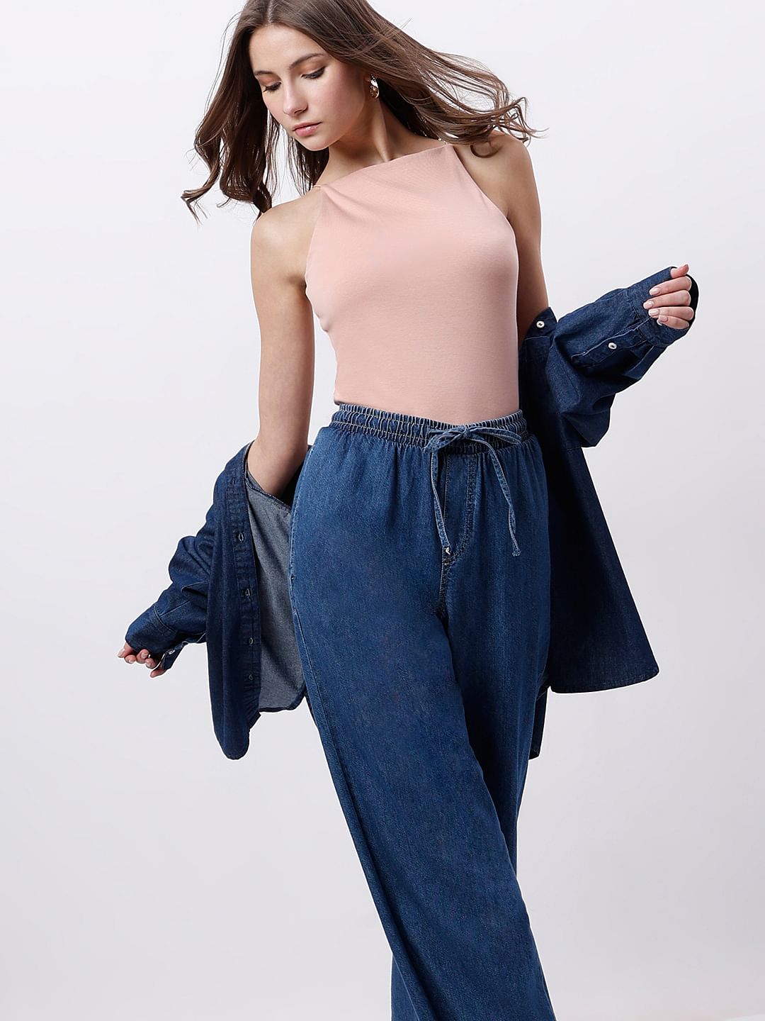 Pink Incut Fitted Top