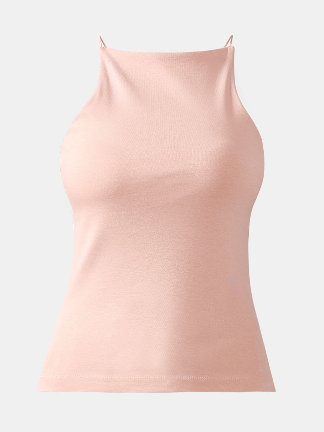 Pink Incut Fitted Top