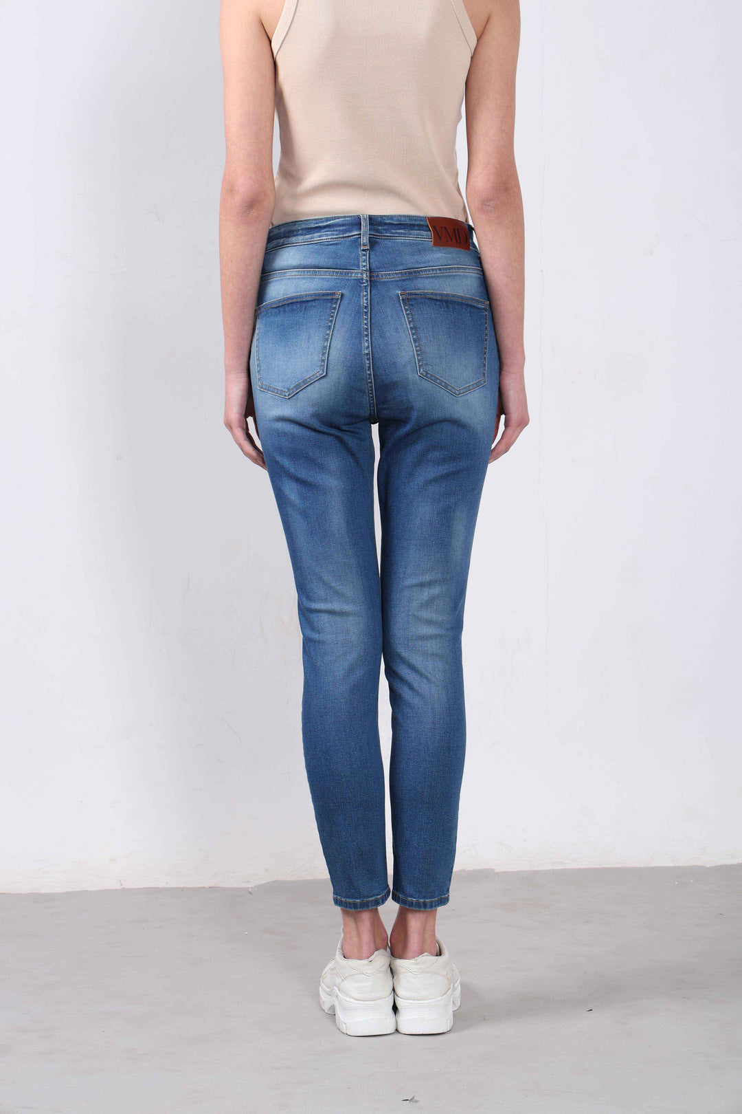 Vero Moda Light Blue Mid Rise Skinny Fit Jeans