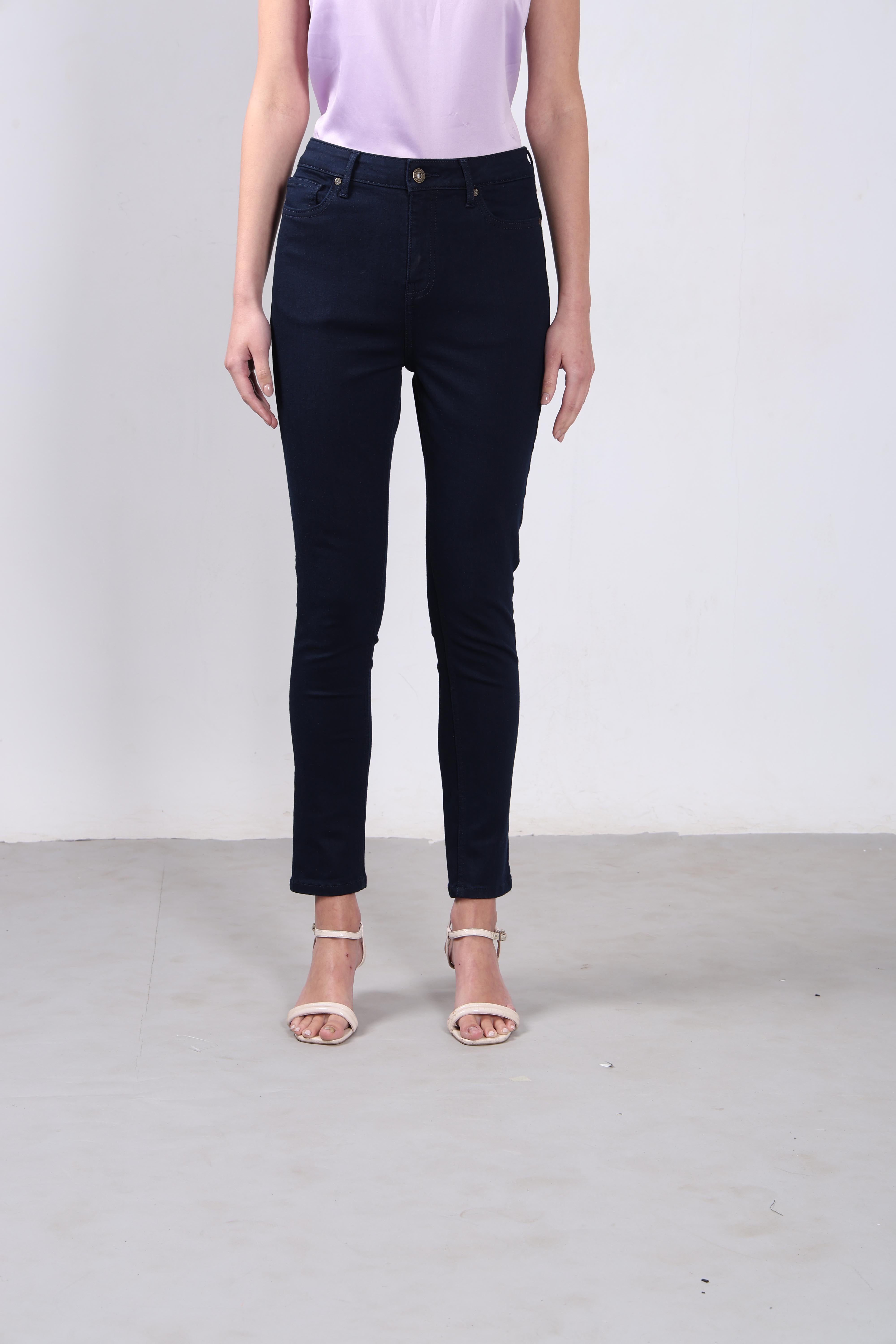 Vero Moda Dark Blue High Rise Skinny Jeans
